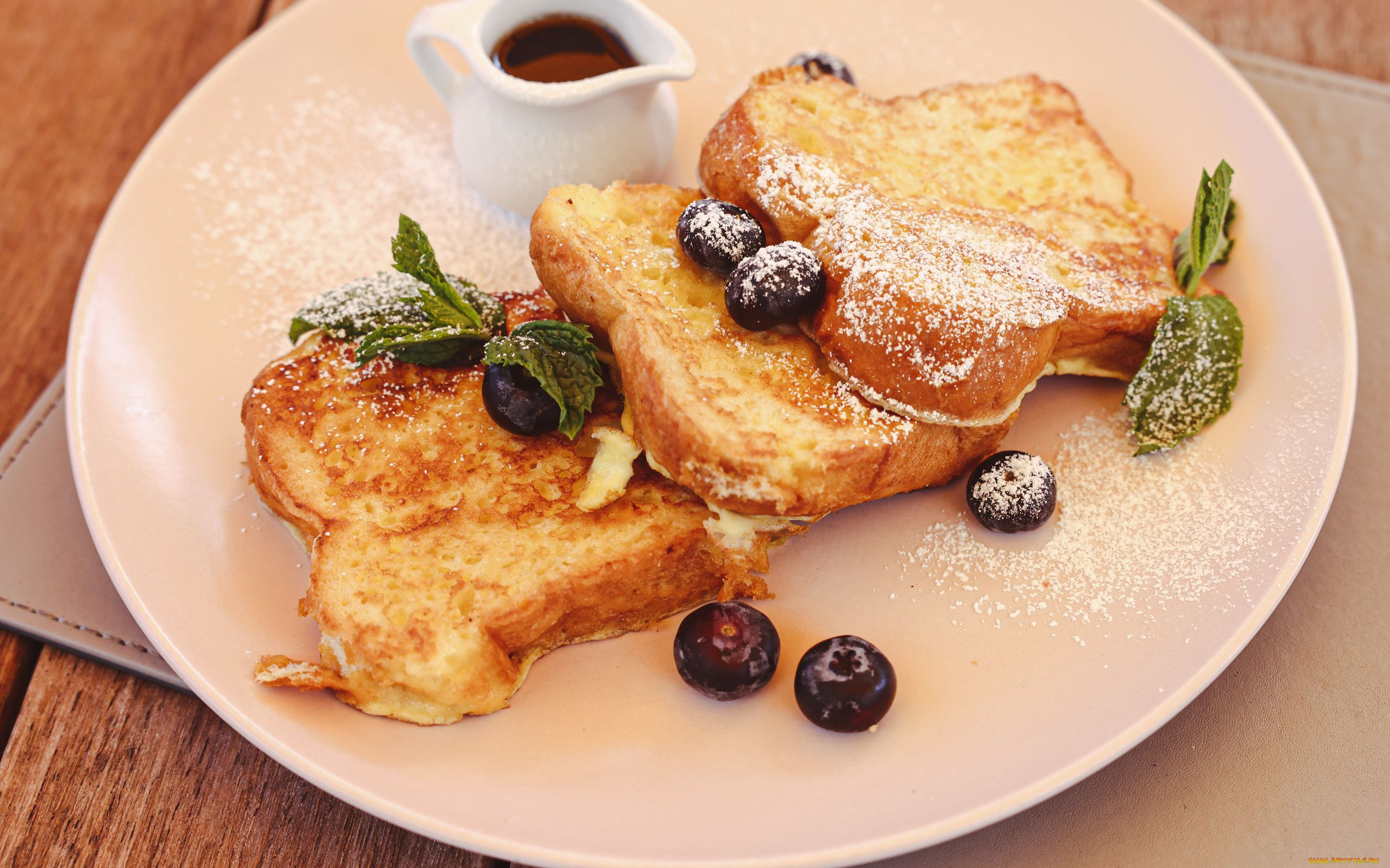 еда, хлеб, , выпечка, мята, тосты, ягоды