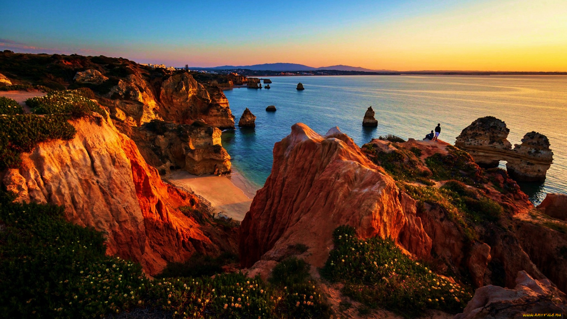 coast, of, the, algarve, portugal, природа, побережье, coast, of, the, algarve