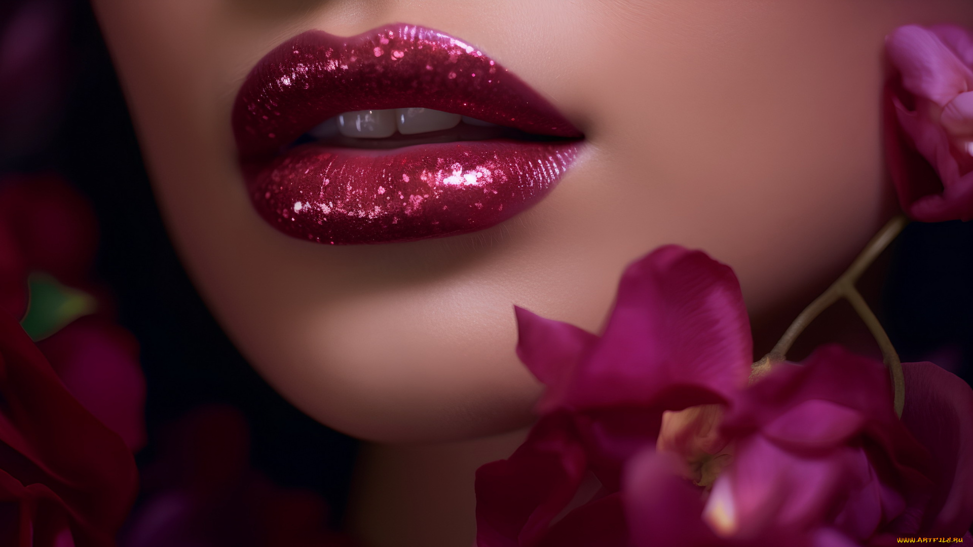 разное, губы, блеск, помада