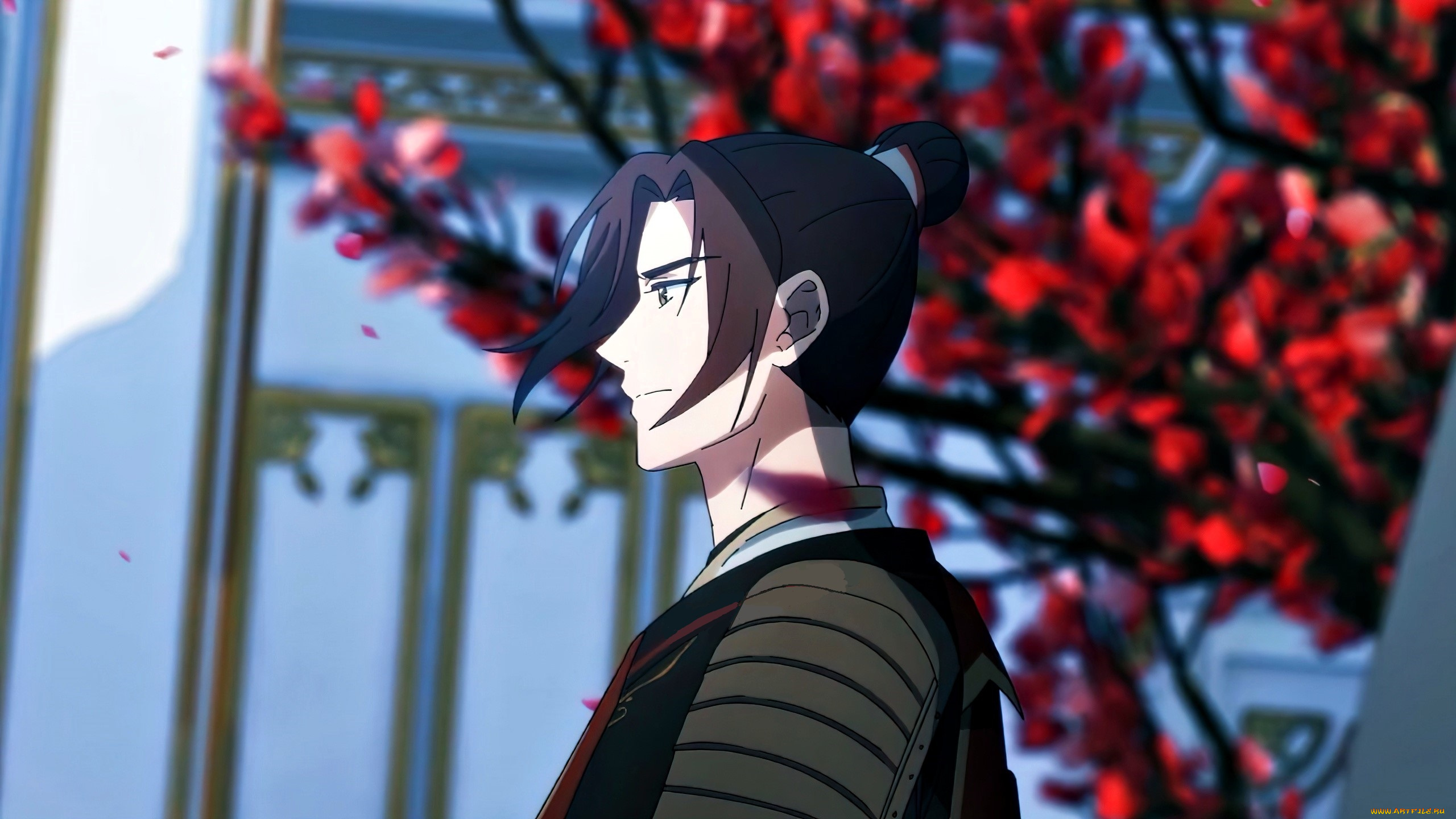 аниме, tian, guan, ci, fu, персонаж, дерево