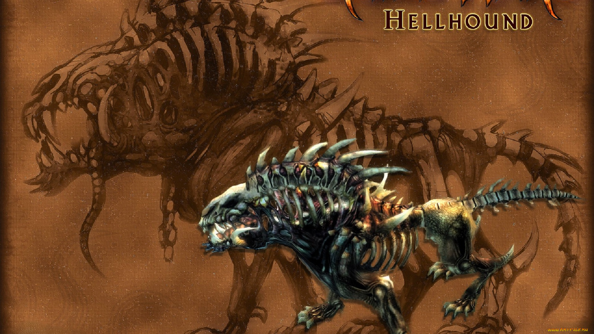 видео, игры, guild, wars, монстр, нежить, кости