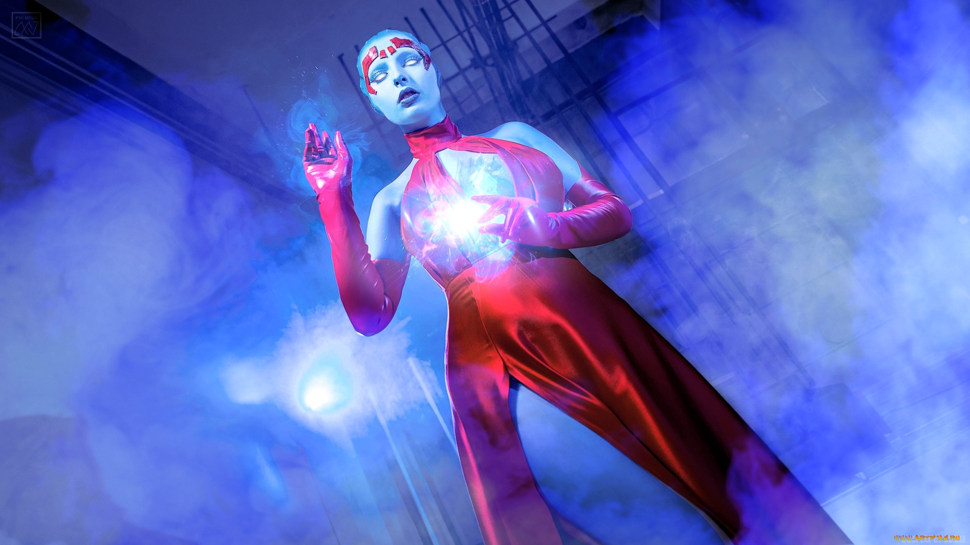 девушки, анастасия, волкова, , svizee, образ, косплей, наряд, костюм, платье, магия, дым