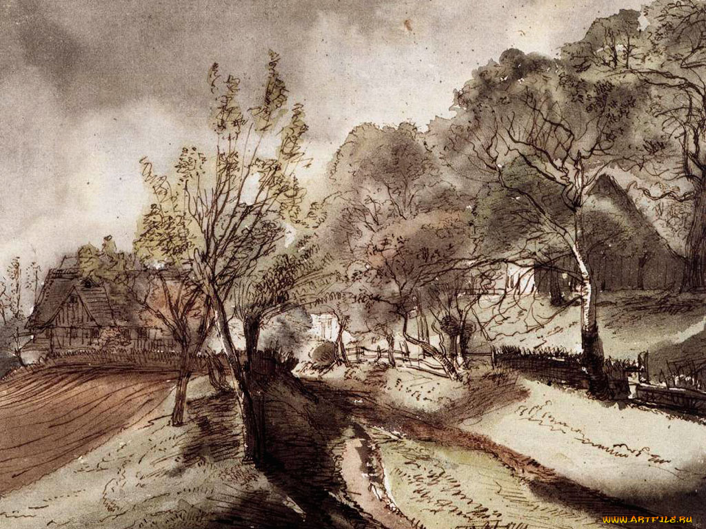 рисованные, природа