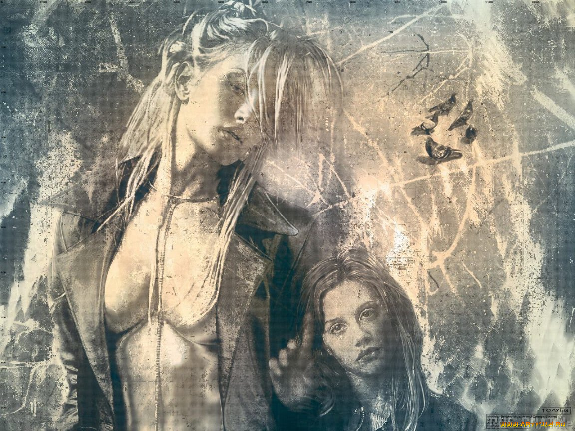 рисованные, люди