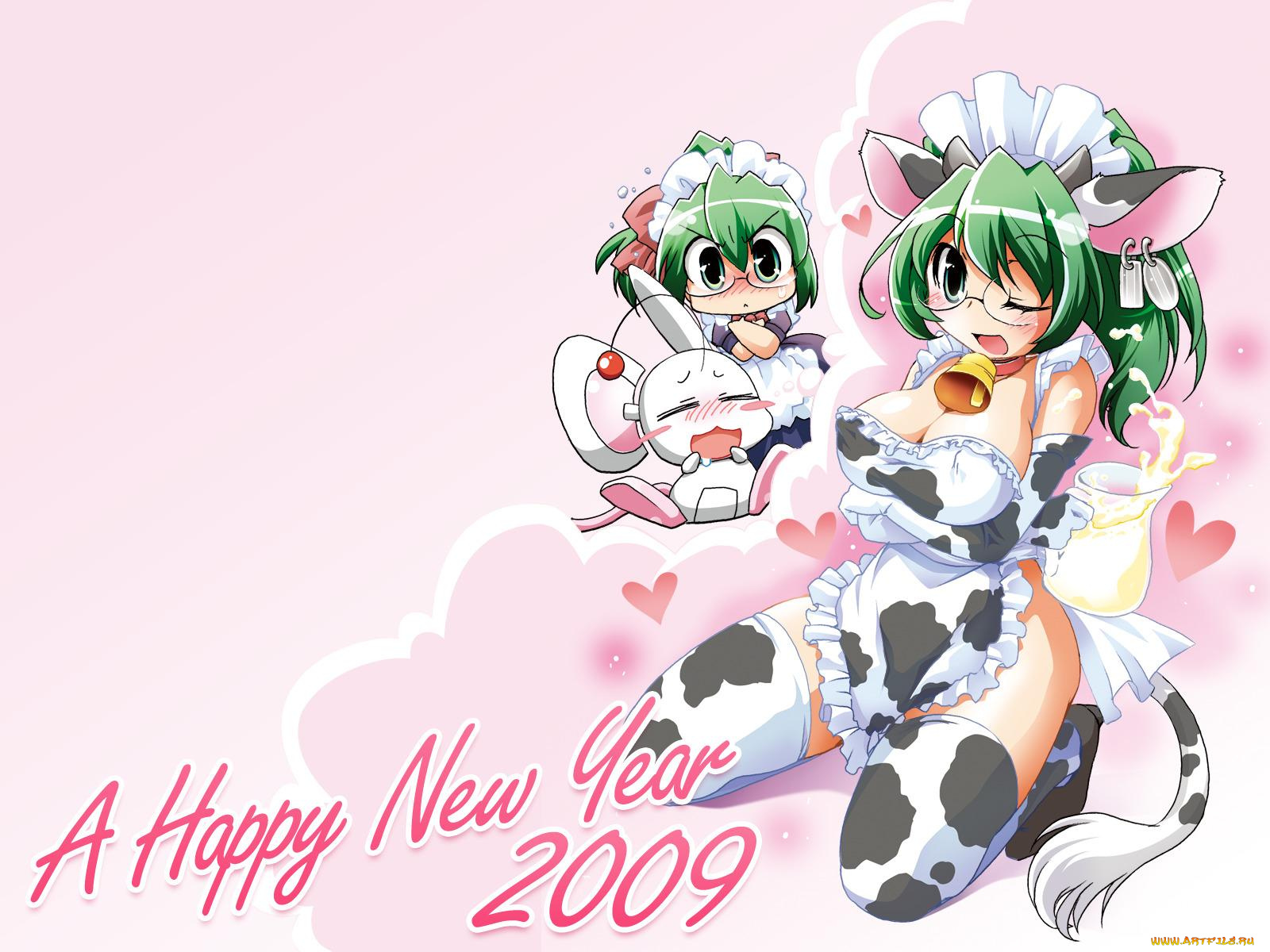 аниме, merry, chrismas, winter