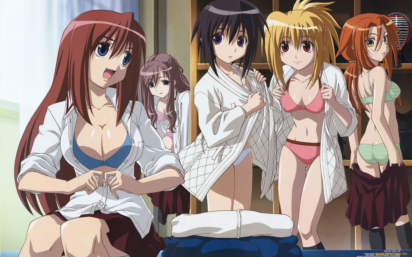 аниме, bamboo, blade