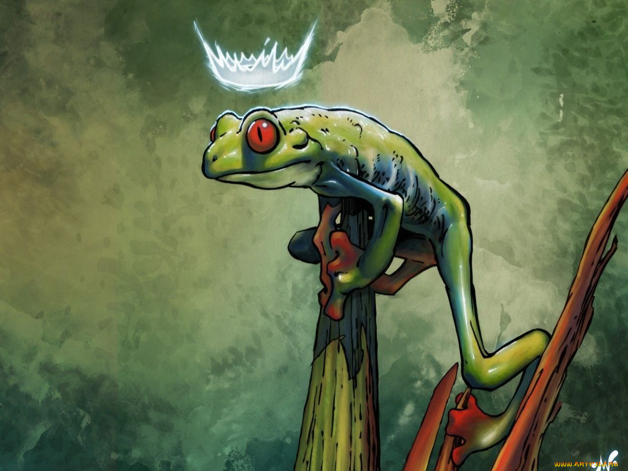 рисованные, животные