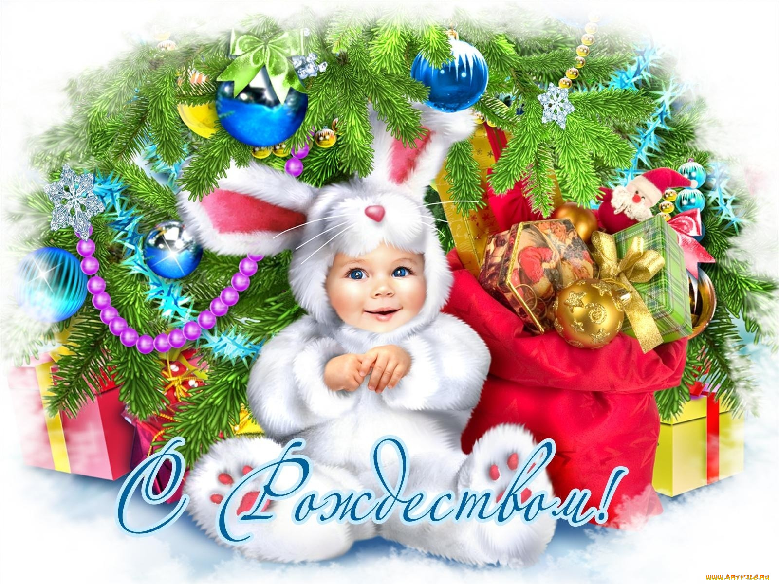 праздничные, рисованные