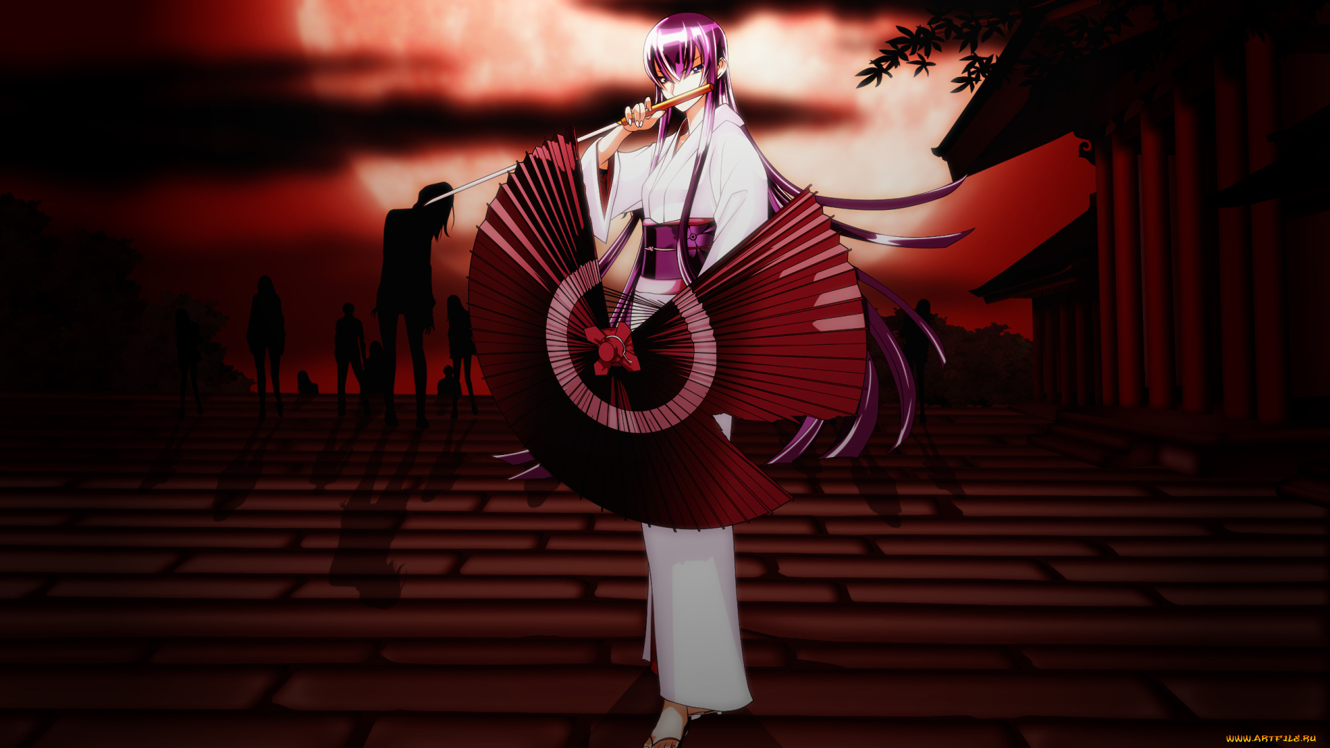 аниме, highschool, of, the, dead