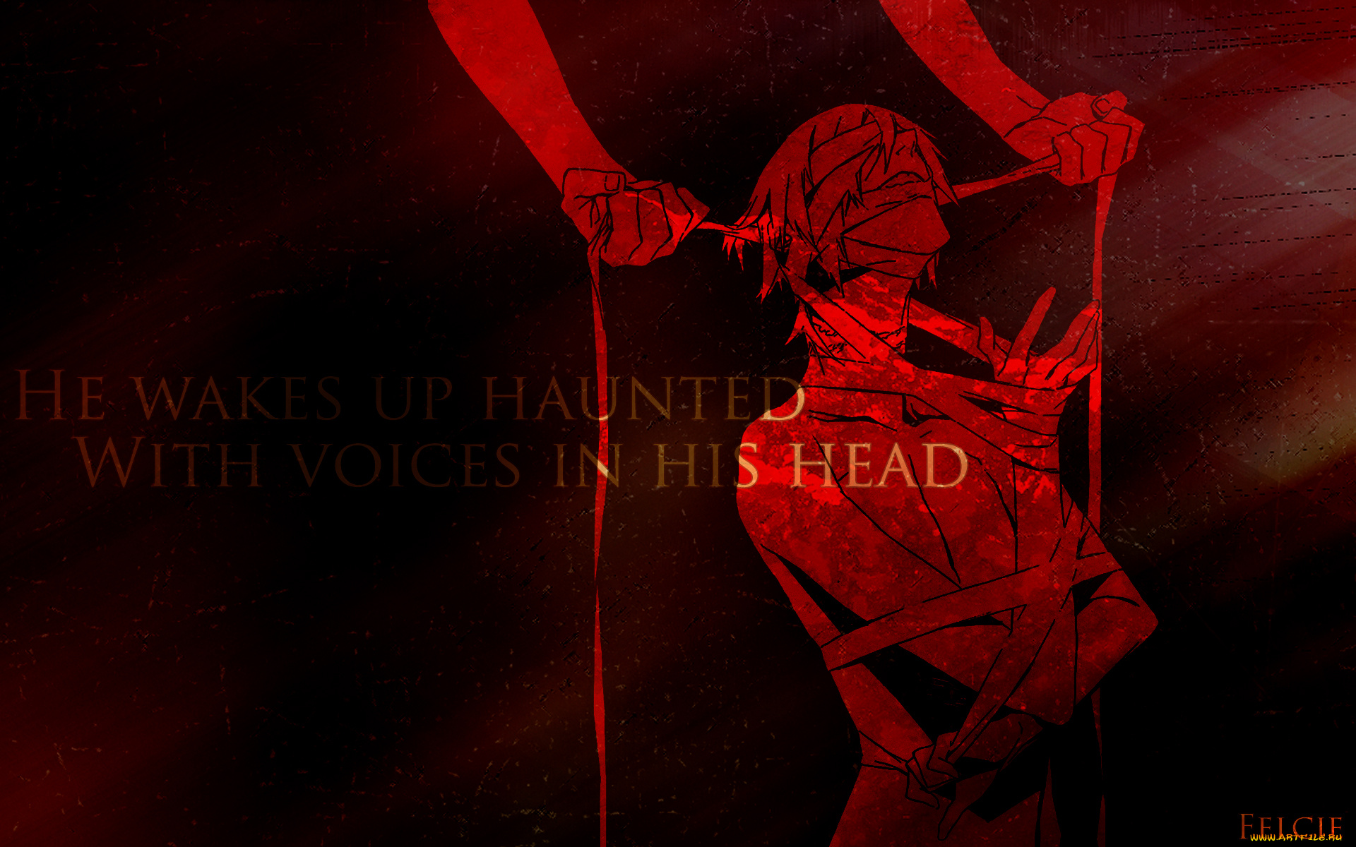 аниме, dogs, bullets, carnage