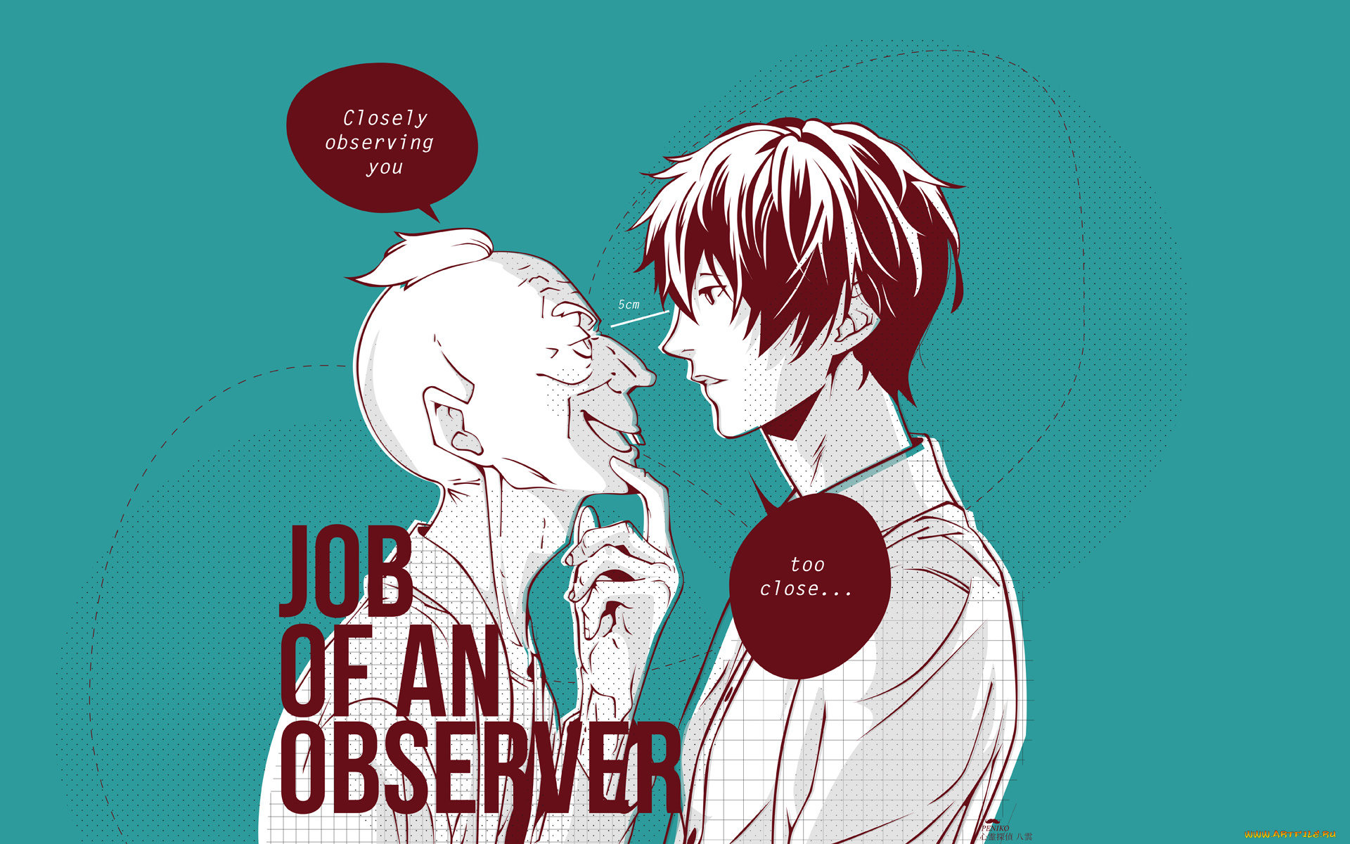 psychic, detective, yakumo, аниме