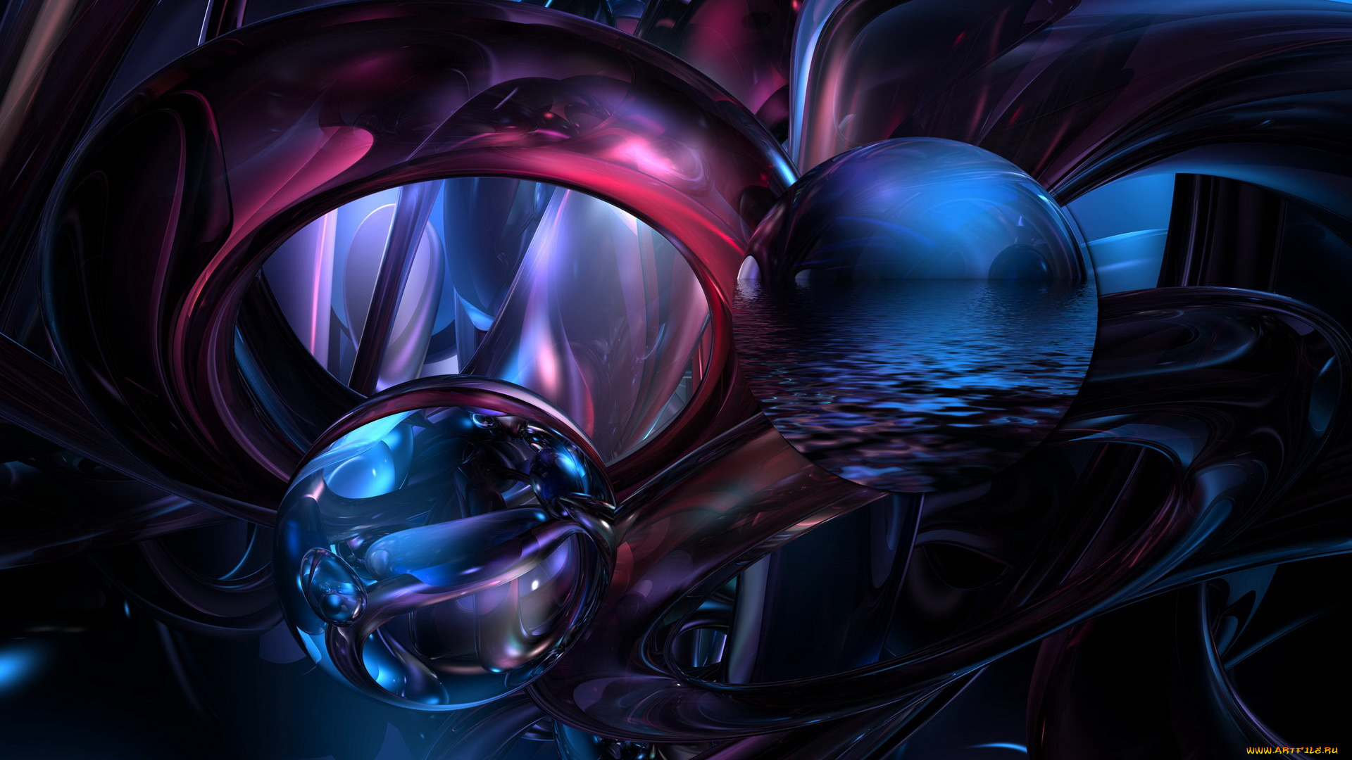 3д, графика, fractal, фракталы, абстракция, фон, узор