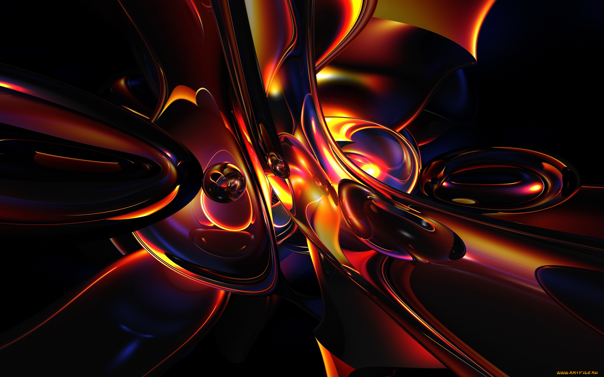 3д, графика, fractal, фракталы, фон, узор, абстракция