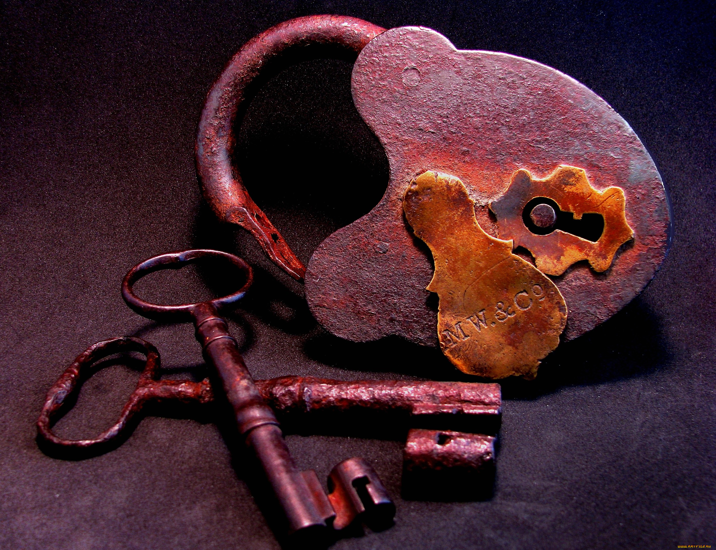 разное, ключи, замки, дверные, ручки, ржавый, замок