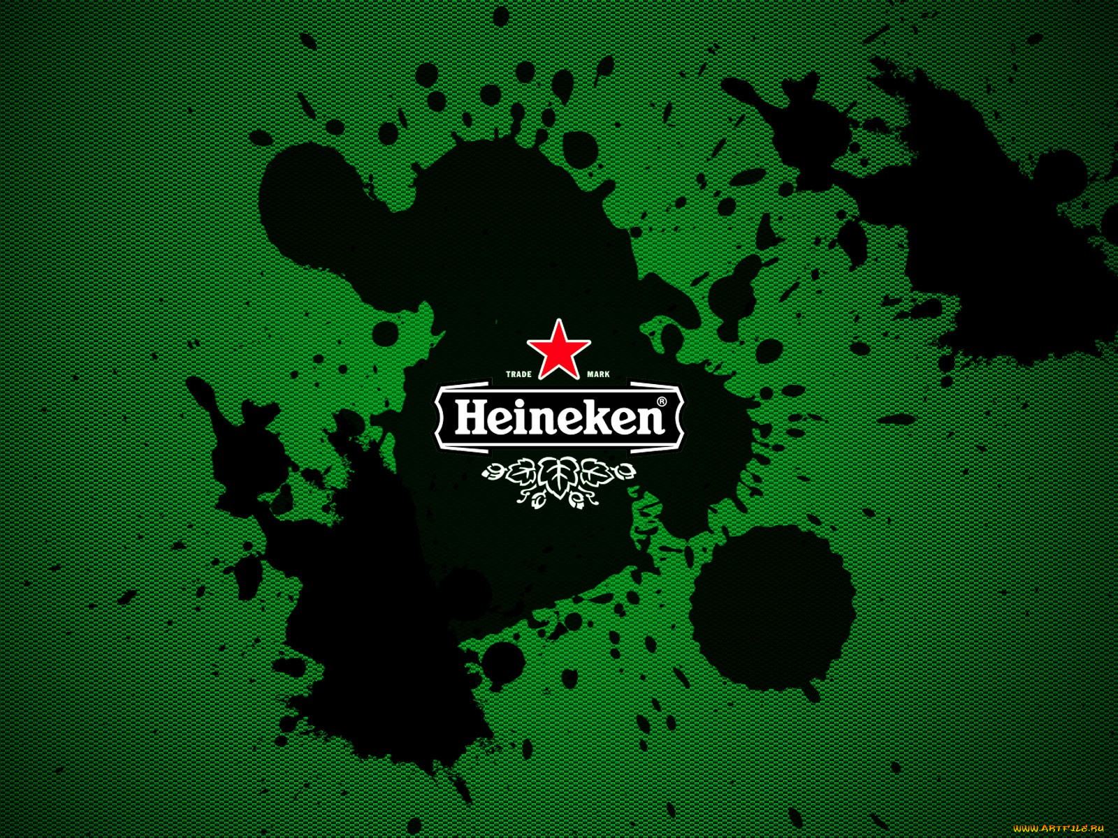 бренды, heineken, темный, зеленый, звезда