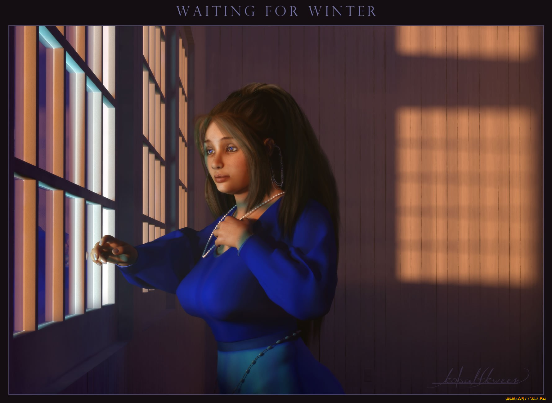 3д, графика, people, люди, окно, девушка