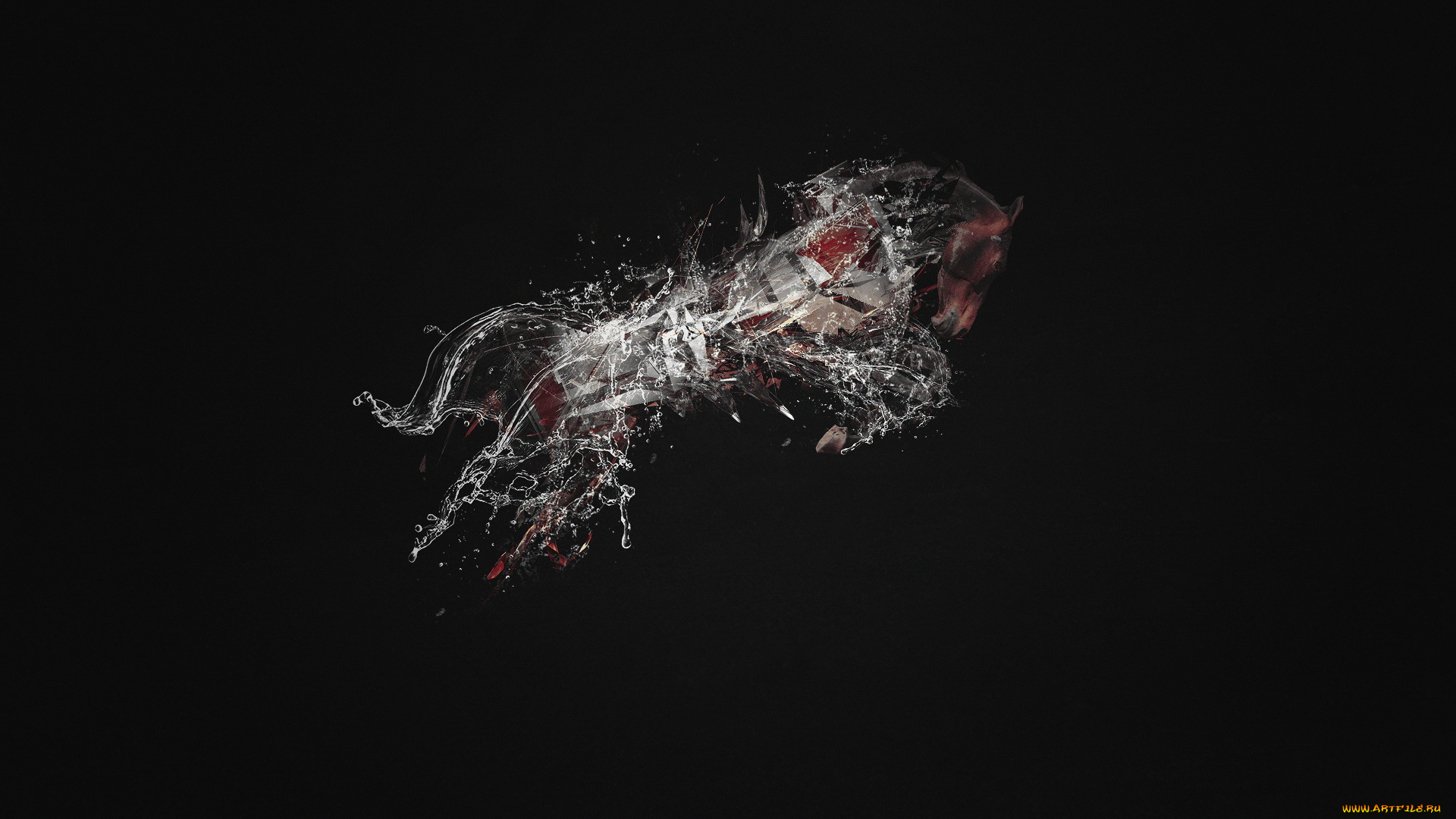 3д, графика, animals, животные, лошадь