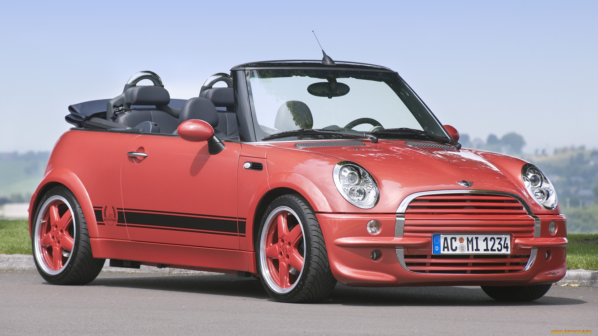 автомобили, mini, cabrio, ac, schnitzer, cooper