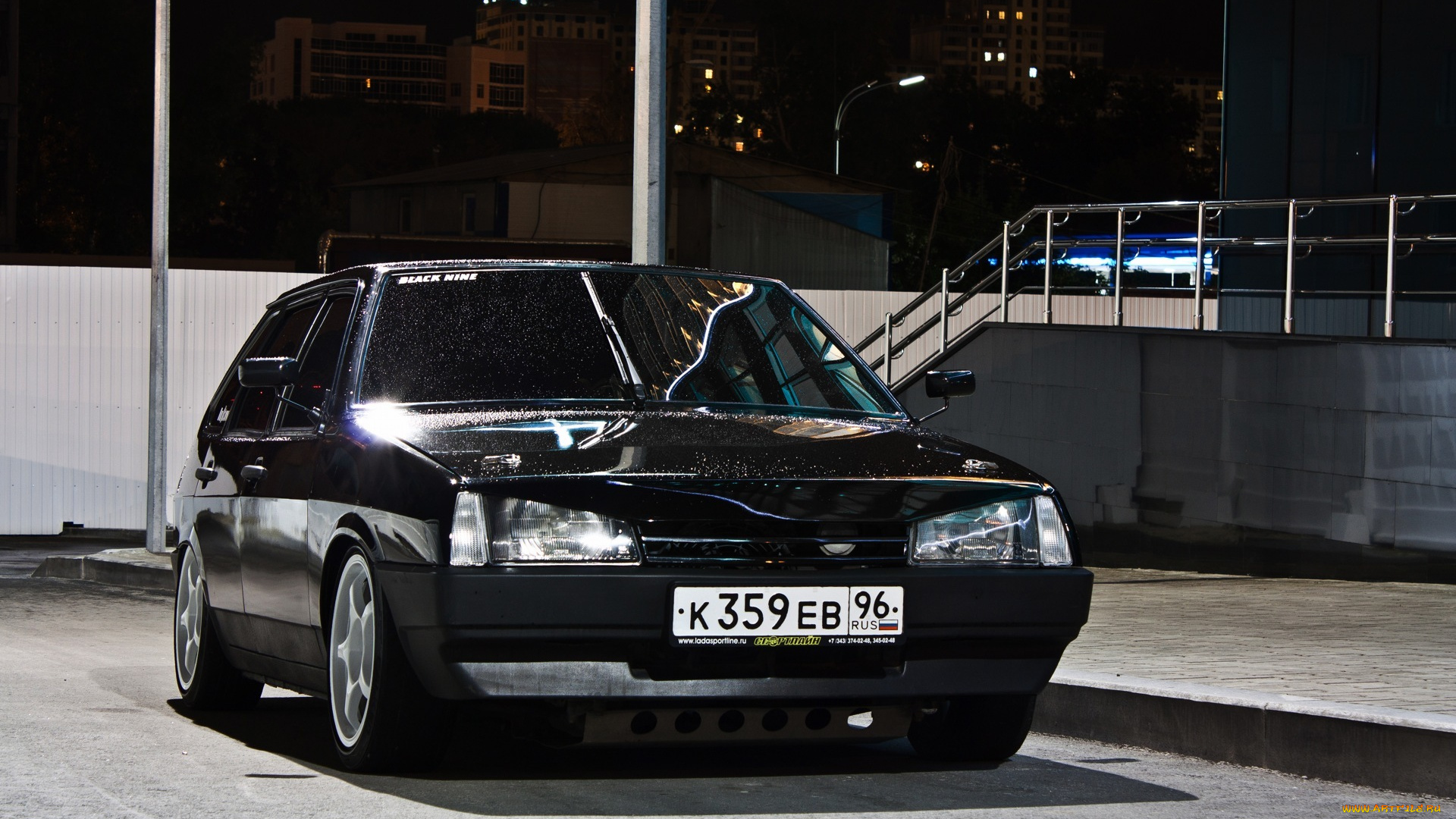 автомобили, ваз, хэтчбэк, черная, 2109, девятка