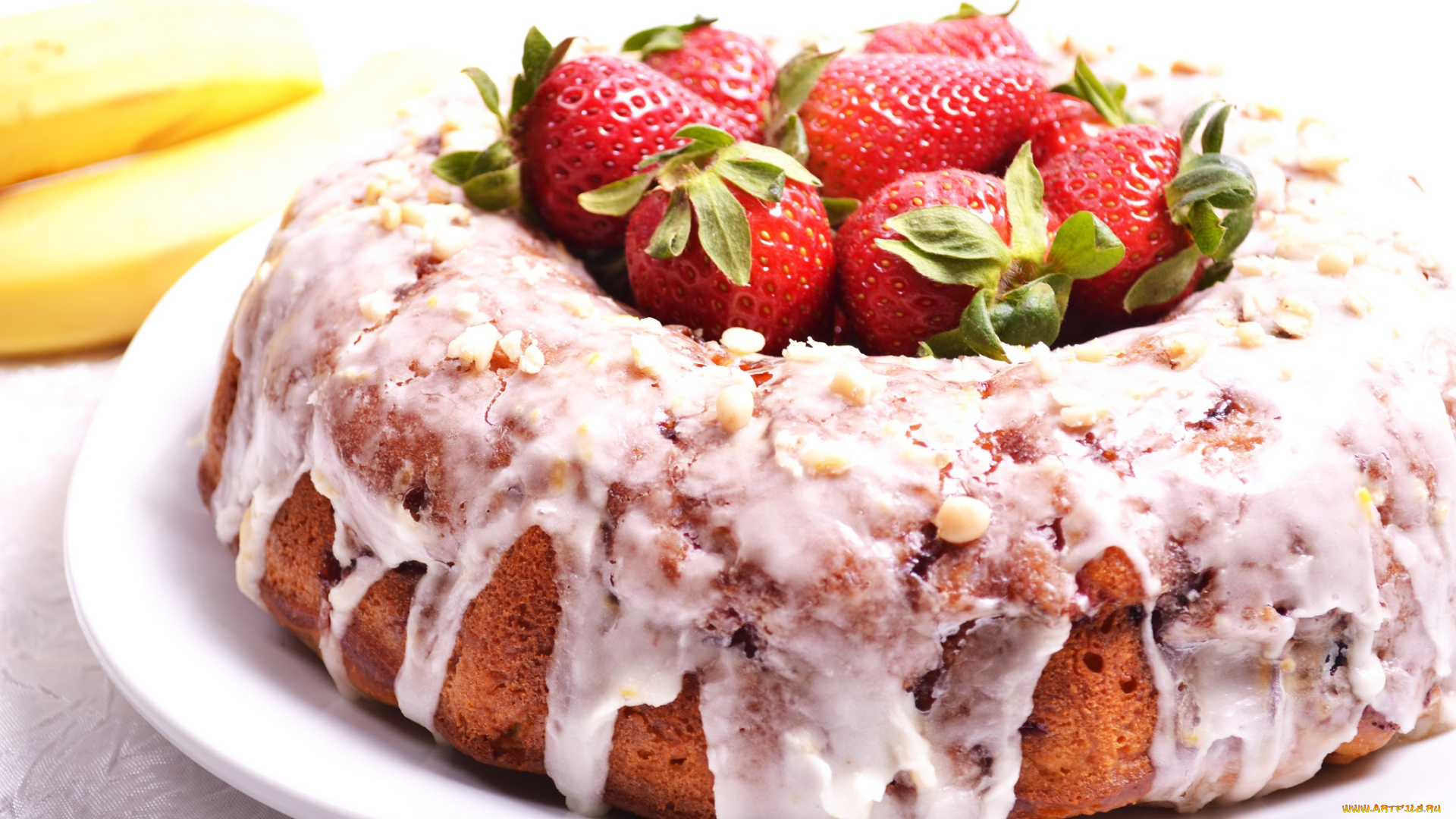 еда, пирожные, , кексы, , печенье, глазурь, клубника