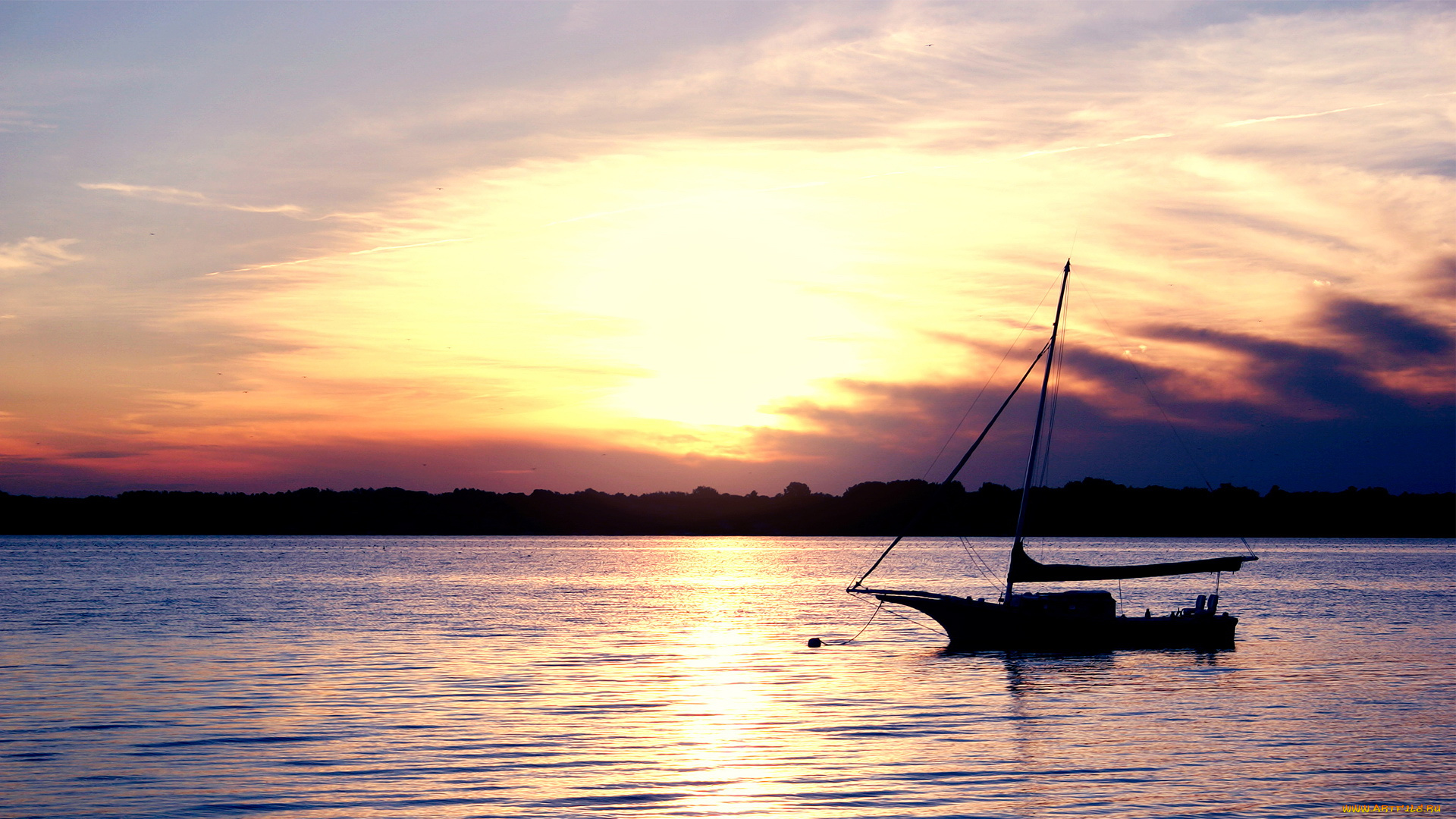 корабли, лодки, , шлюпки, рассвет, лодка, озеро