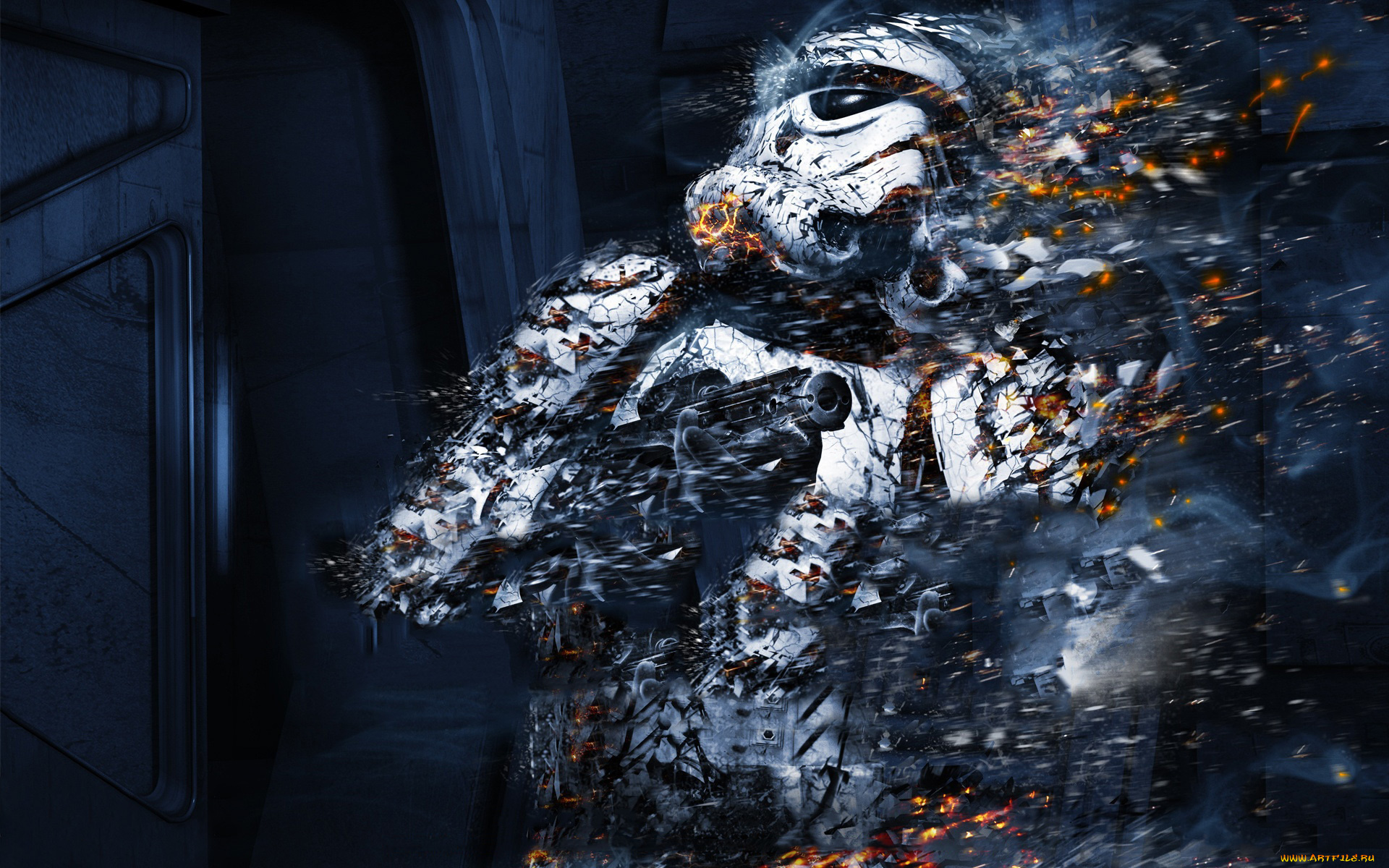 фэнтези, star, wars, солдат, star, wars, разрушение, оружие