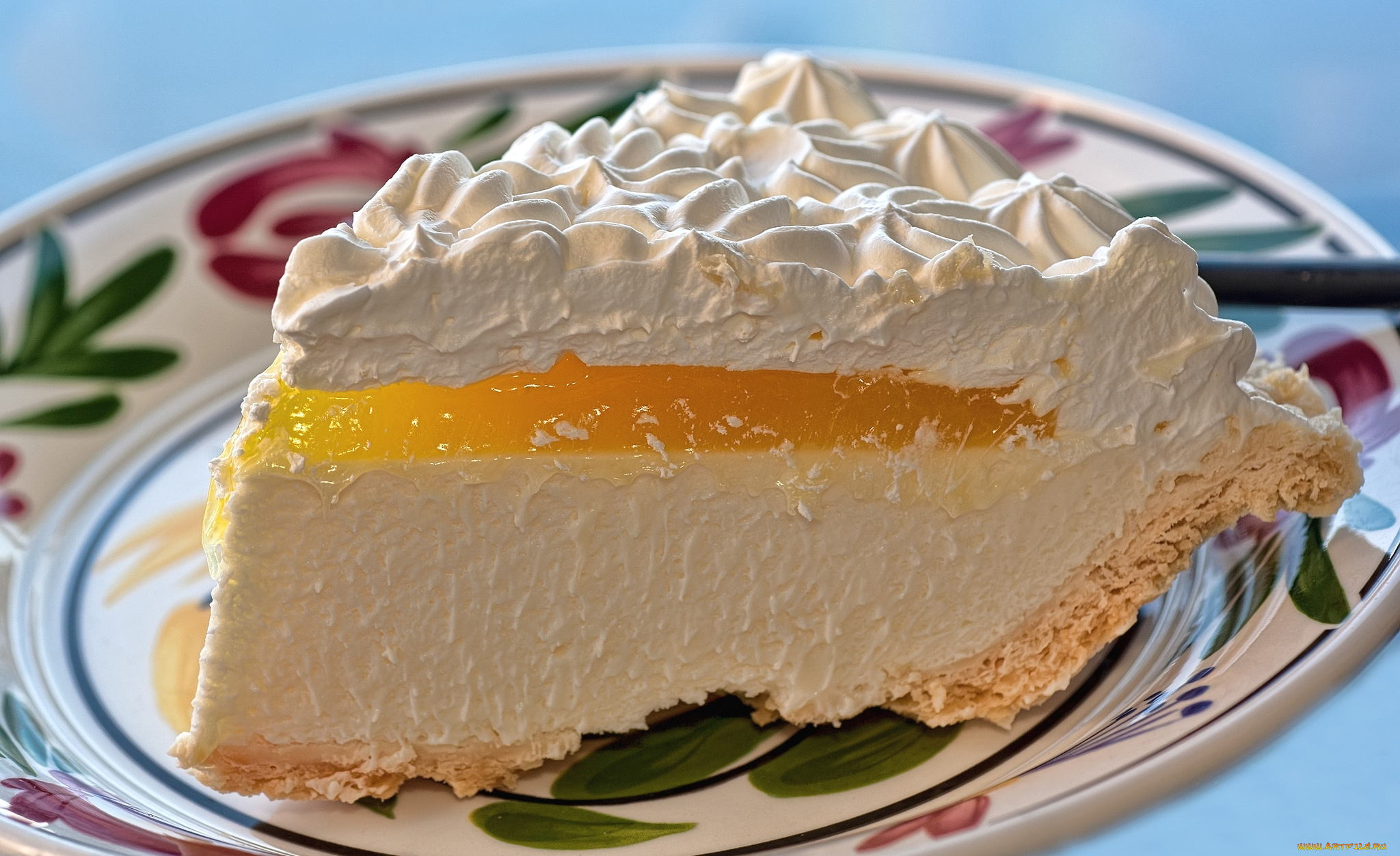 еда, торты, крем, кусок