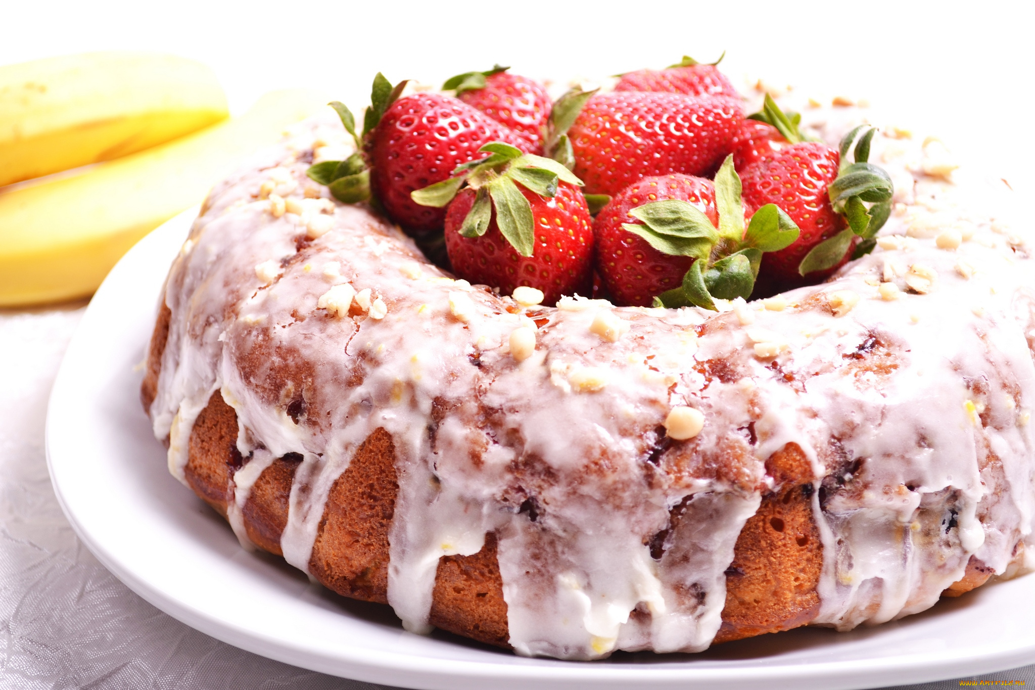 еда, пирожные, , кексы, , печенье, глазурь, клубника