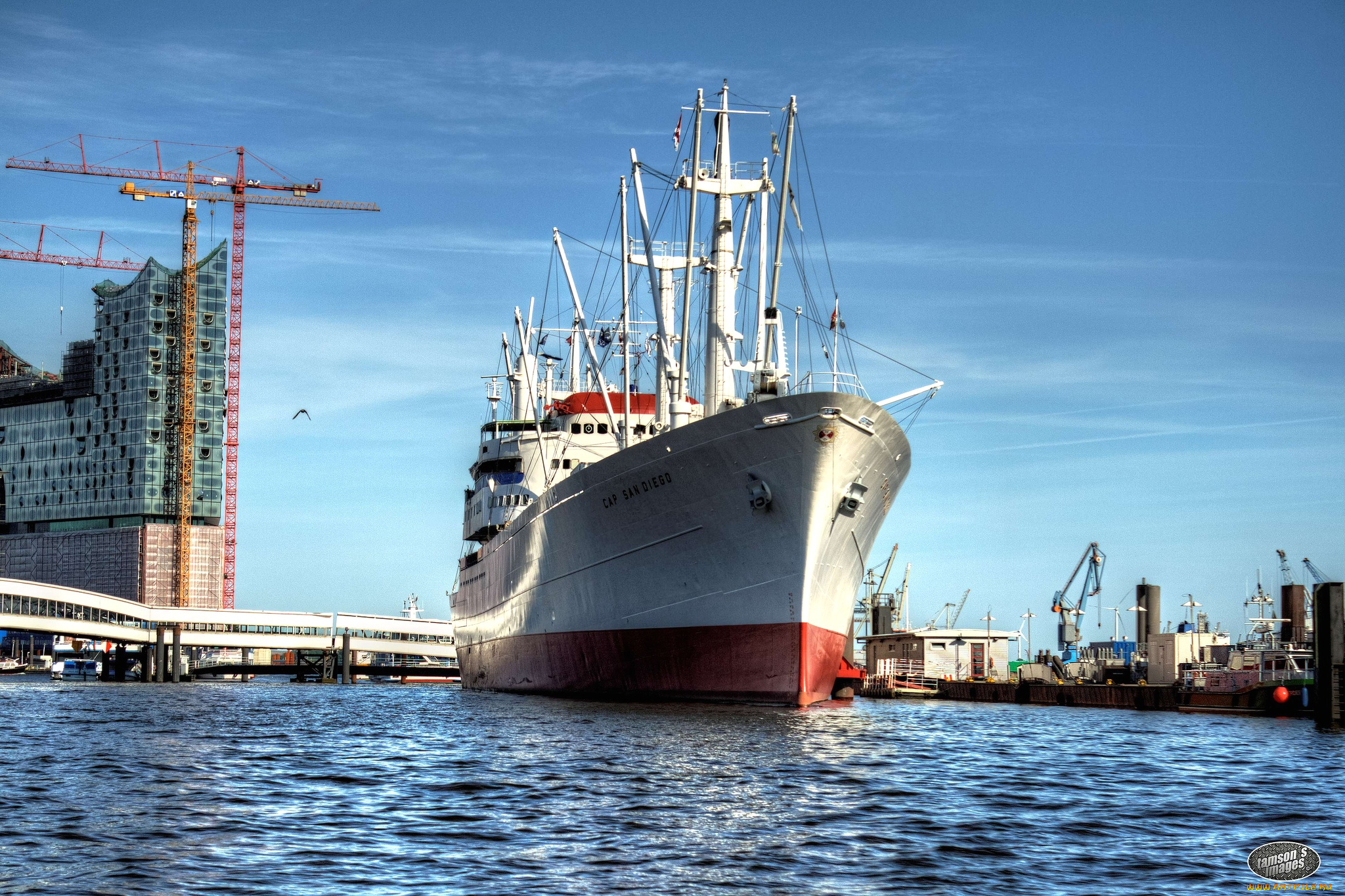 корабли, грузовые, суда, красавец