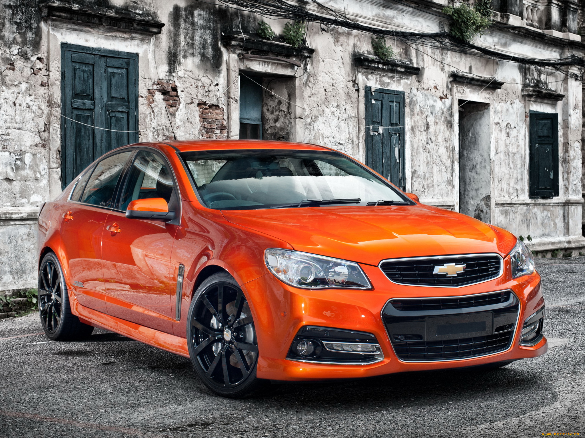 автомобили, chevrolet, sport, sedan, red, ss