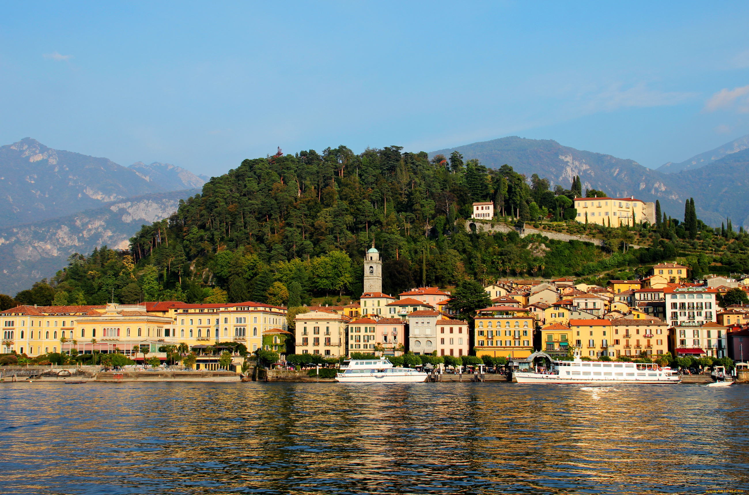 италия, ломбардия, белладжо, города, амальфийское, и, лигурийское, побережье, , италия, море, белладжо, ломбардия, дома, катер