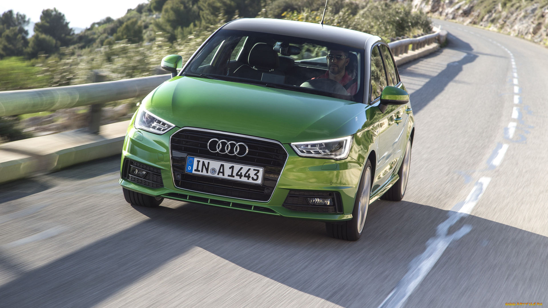 автомобили, audi, 8x, зеленый, sportback, tdi, s, line, 2014г, a1