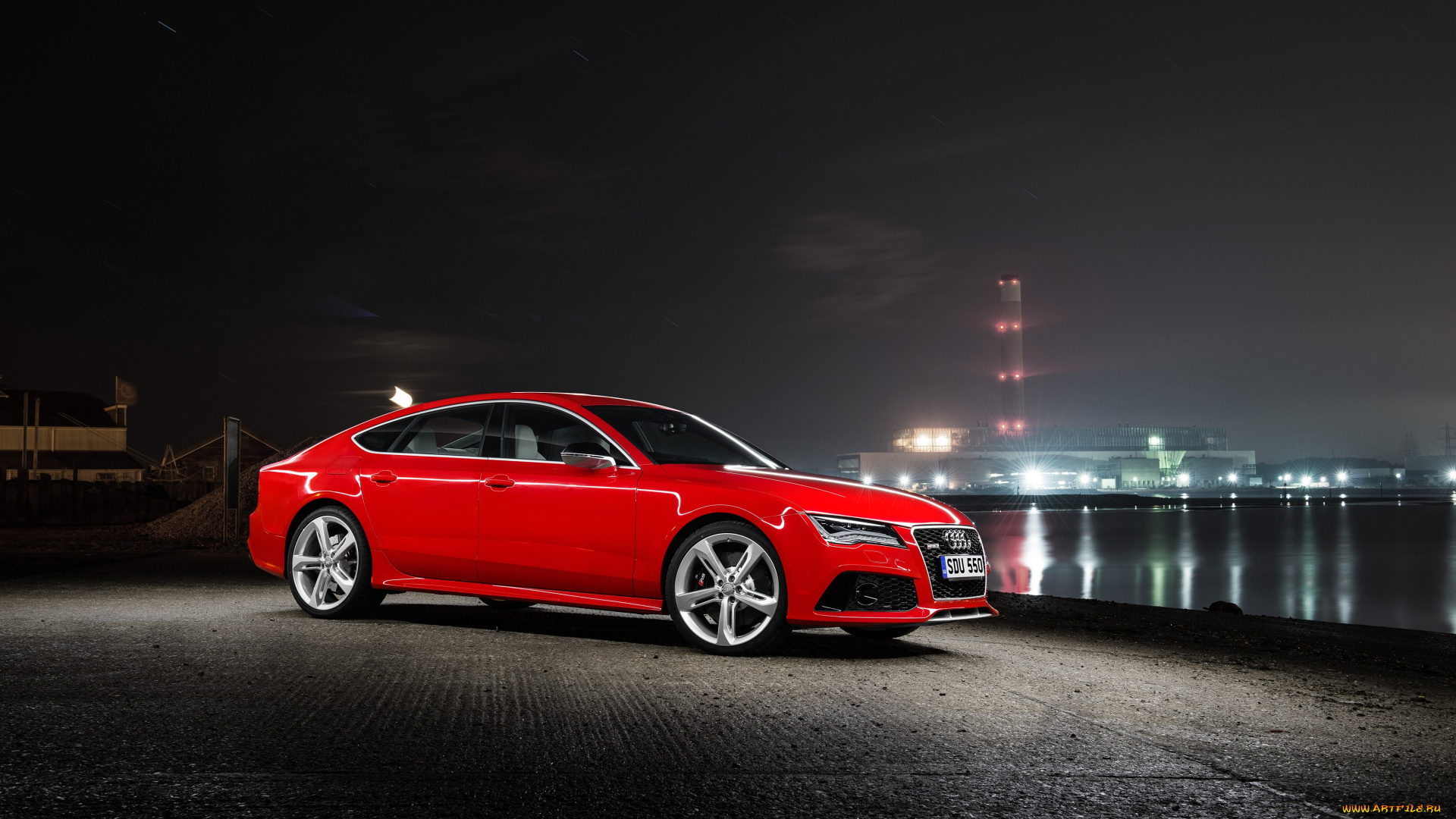 автомобили, audi, rs, 7, sportback, uk-spec, 2013г, красный