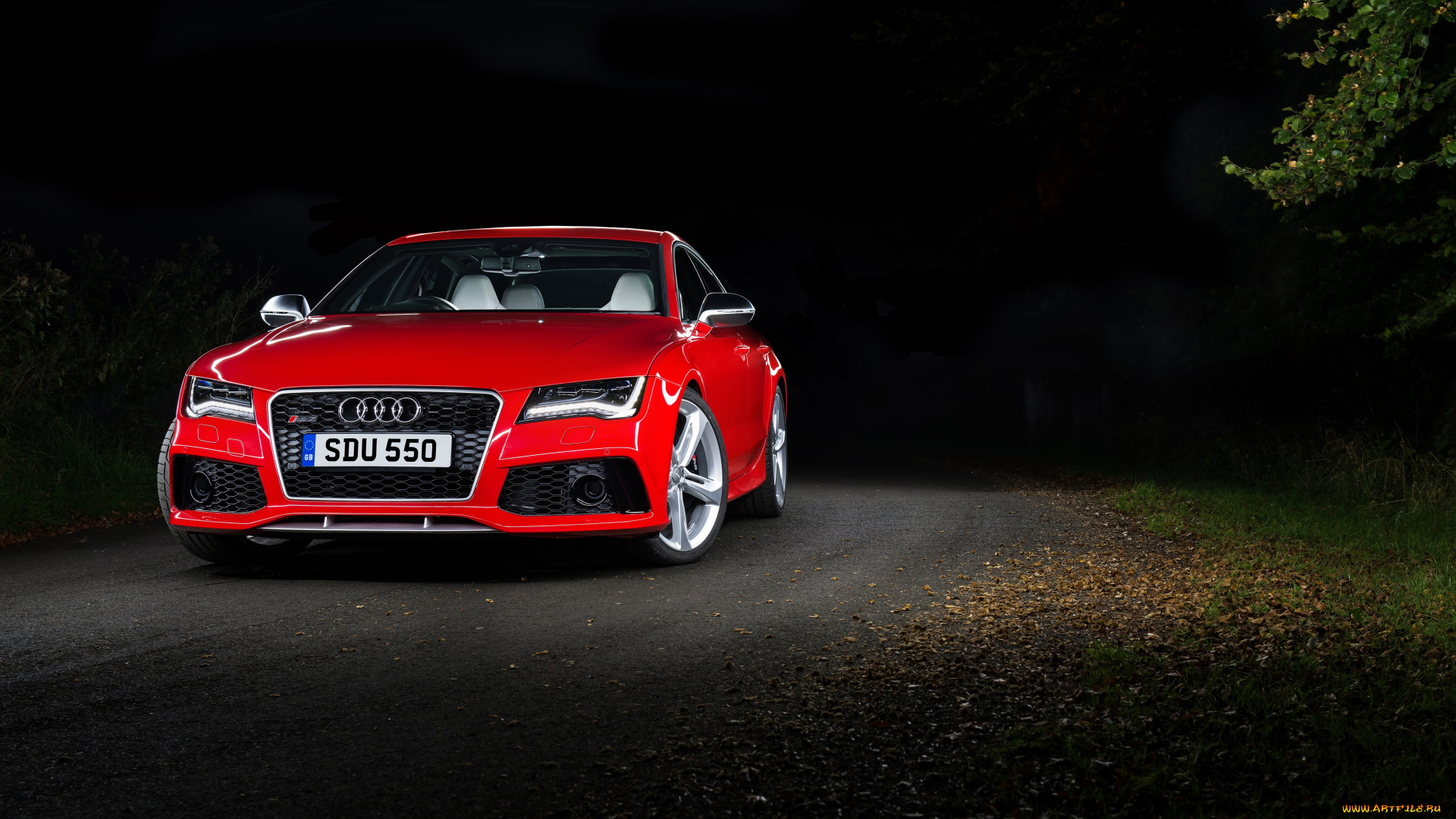 автомобили, audi, rs, 7, sportback, uk-spec, 2013г, красный