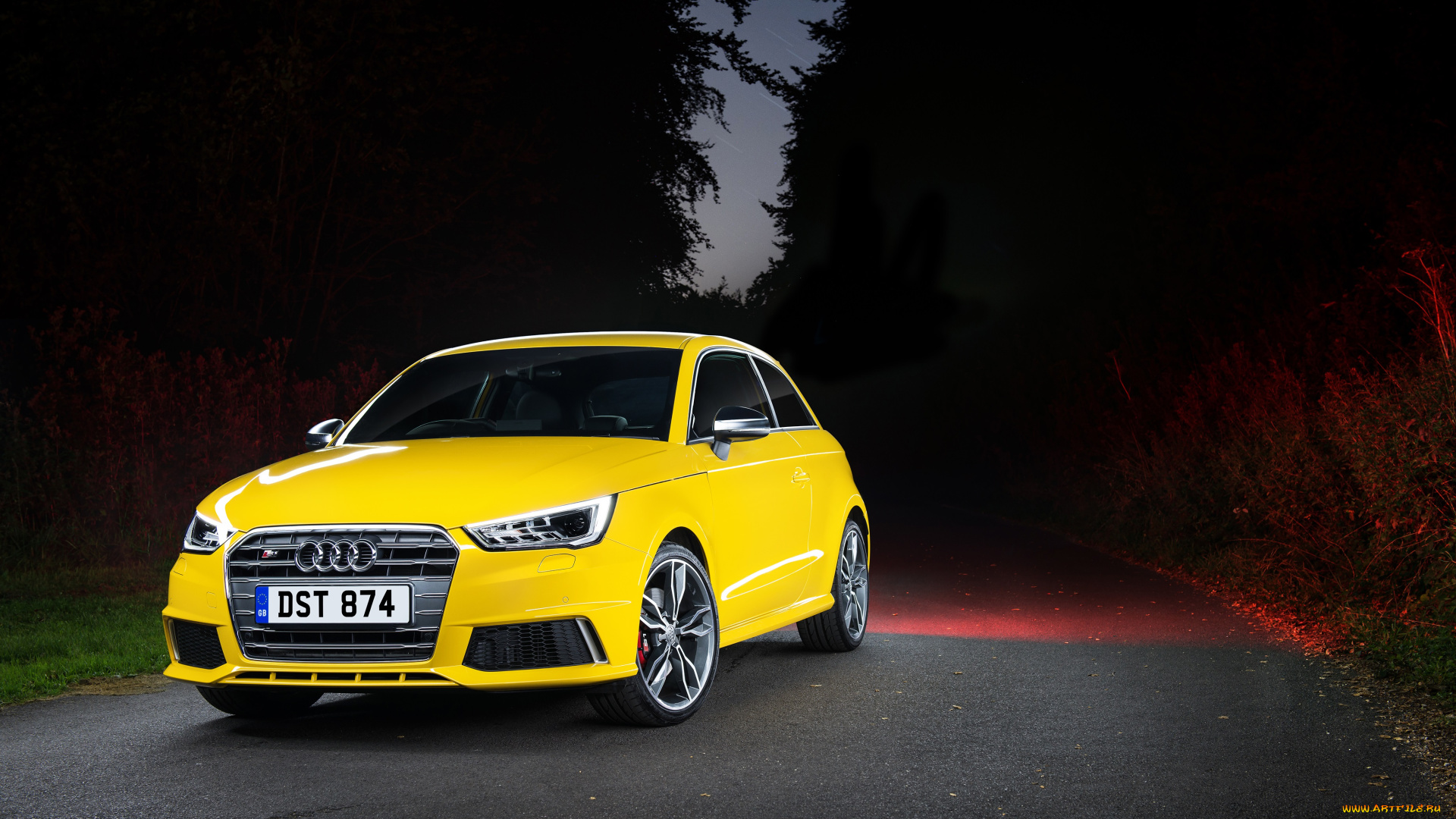 автомобили, audi, s1, uk-spec, 8x, 2014г, желтый