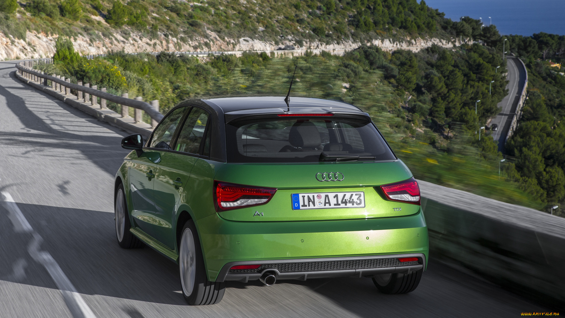 автомобили, audi, зеленый, 2014г, 8x, s, line, tdi, sportback, a1