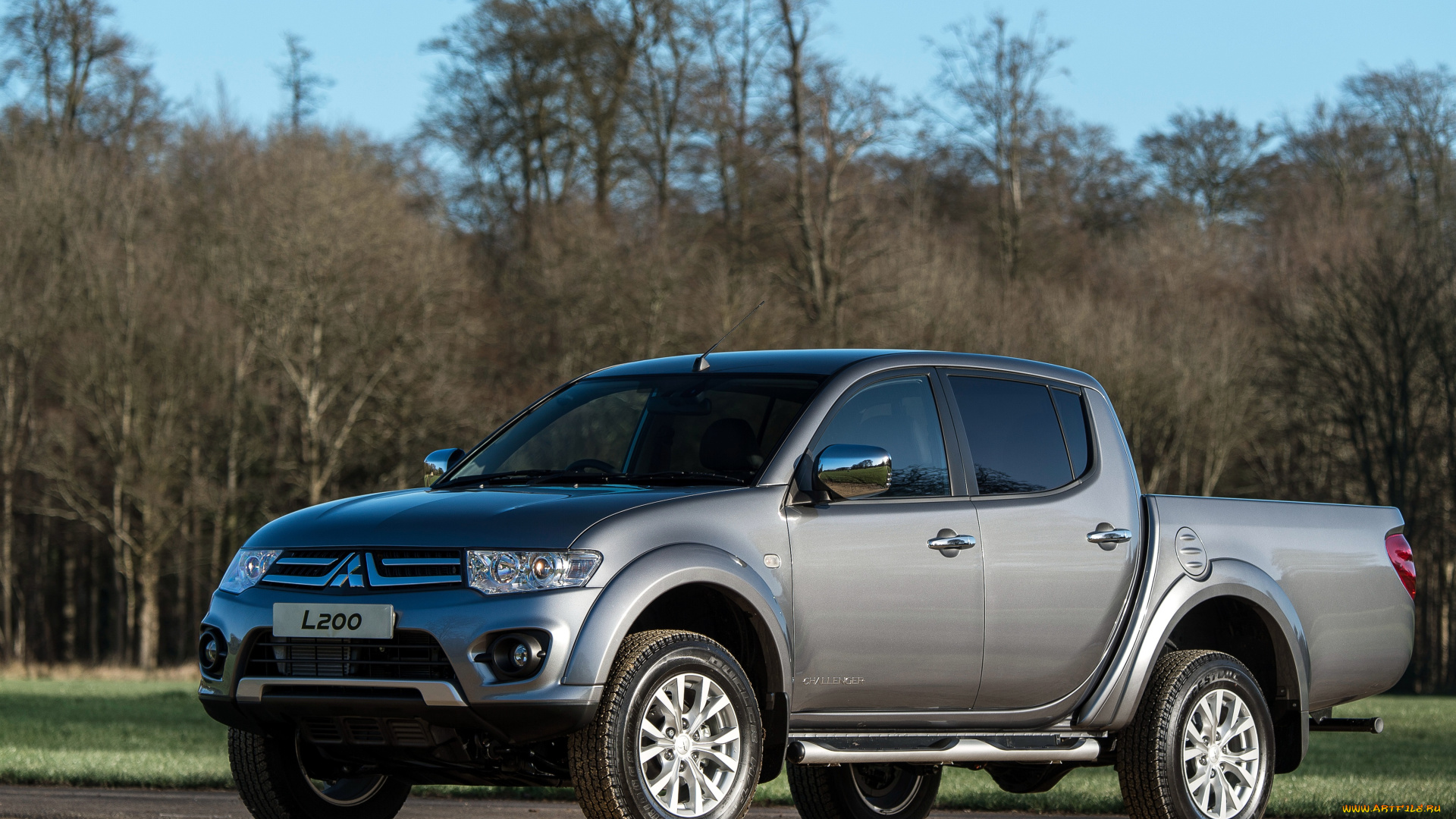 автомобили, mitsubishi, l200, challenger, 2015г, темный