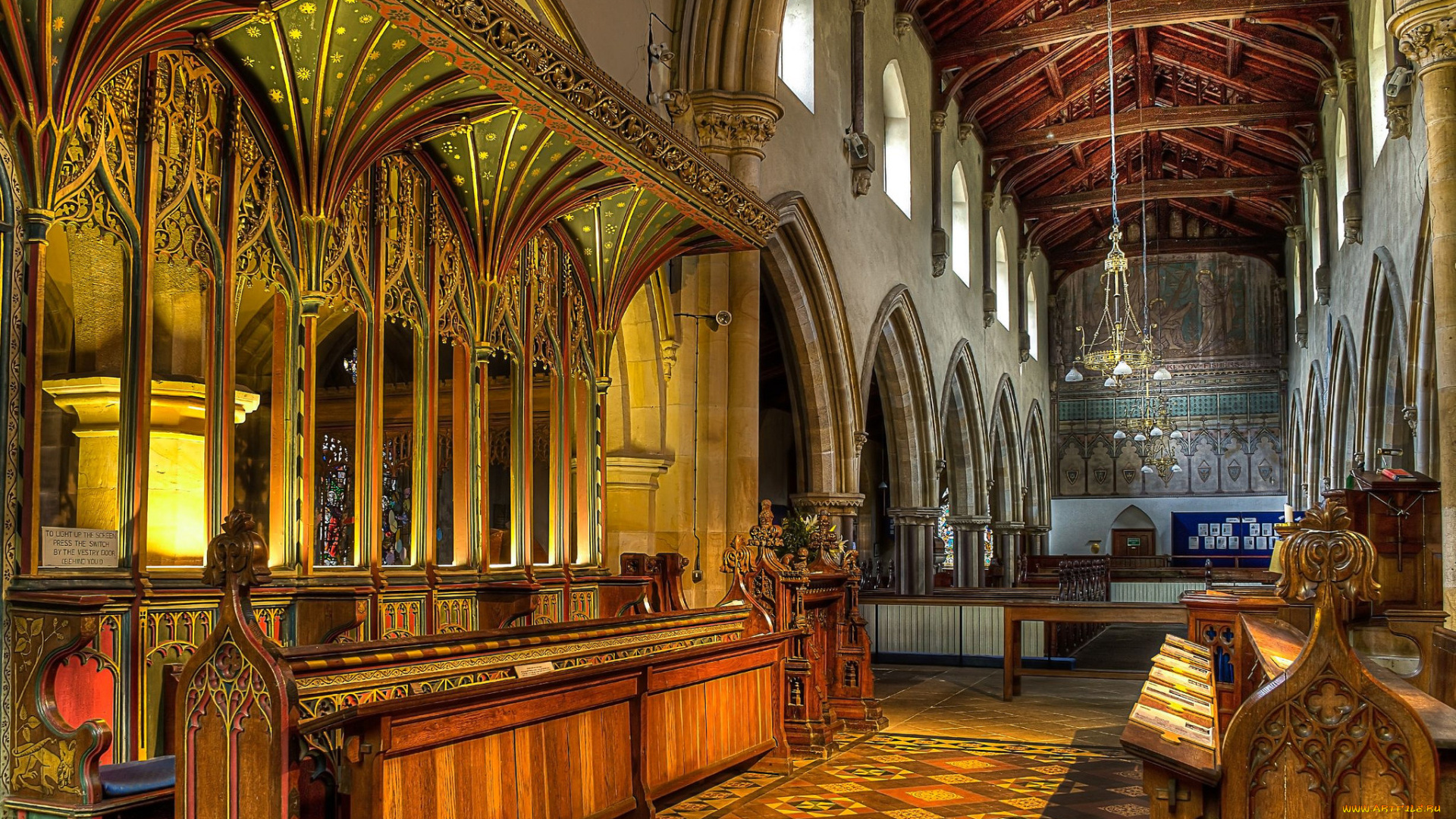 интерьер, убранство, , роспись, храма, храм