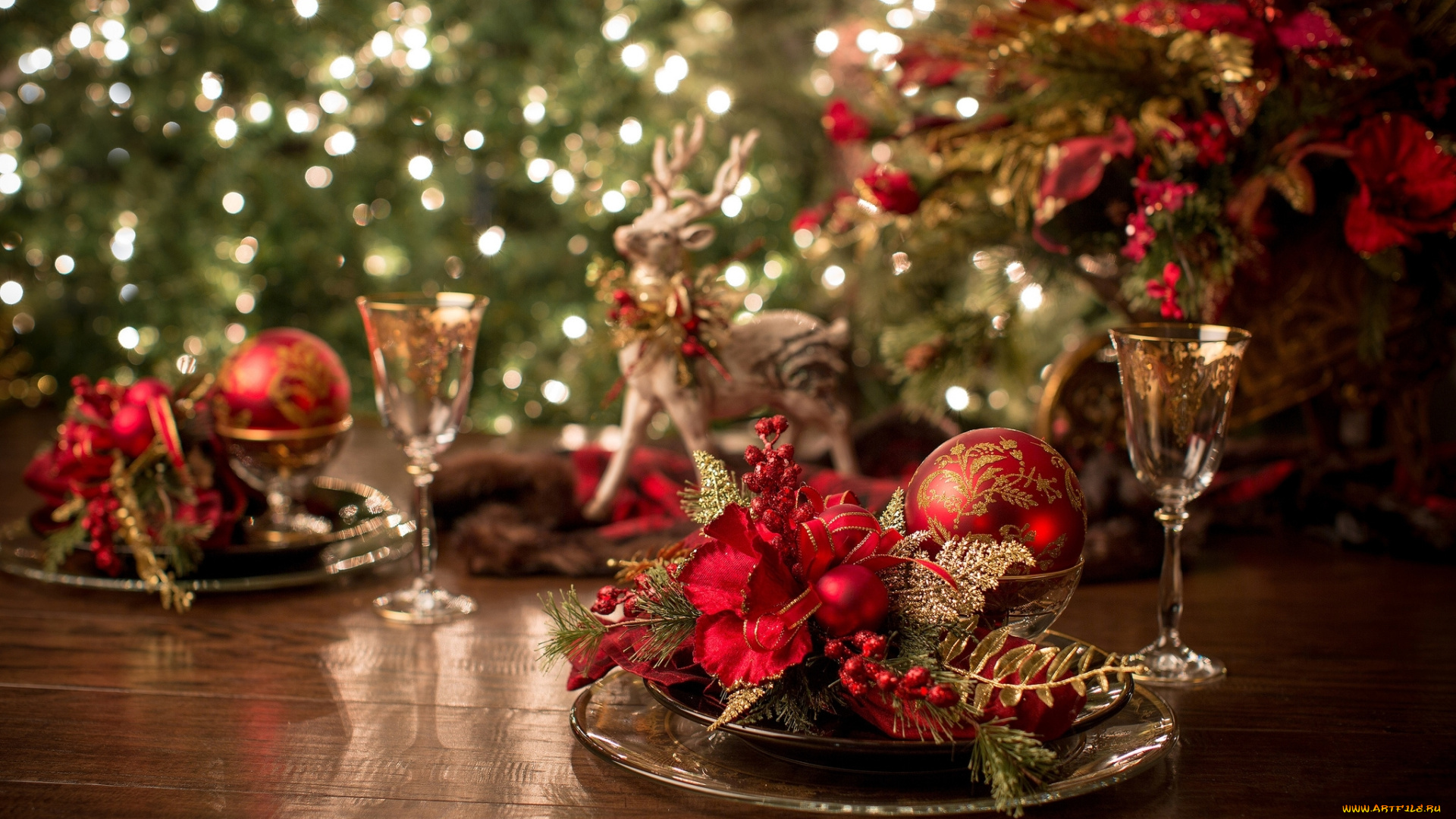 праздничные, -, разное, , новый, год, праздник, декор, игрушки, олень, бокал