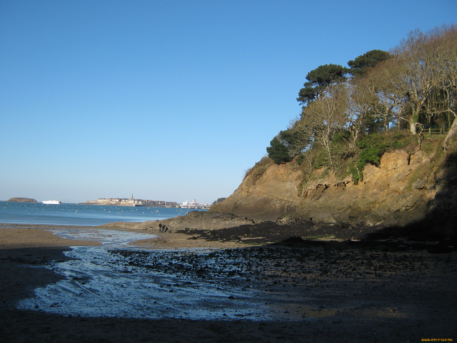 пейзаж, , франция, природа, побережье, франция, ла-манш