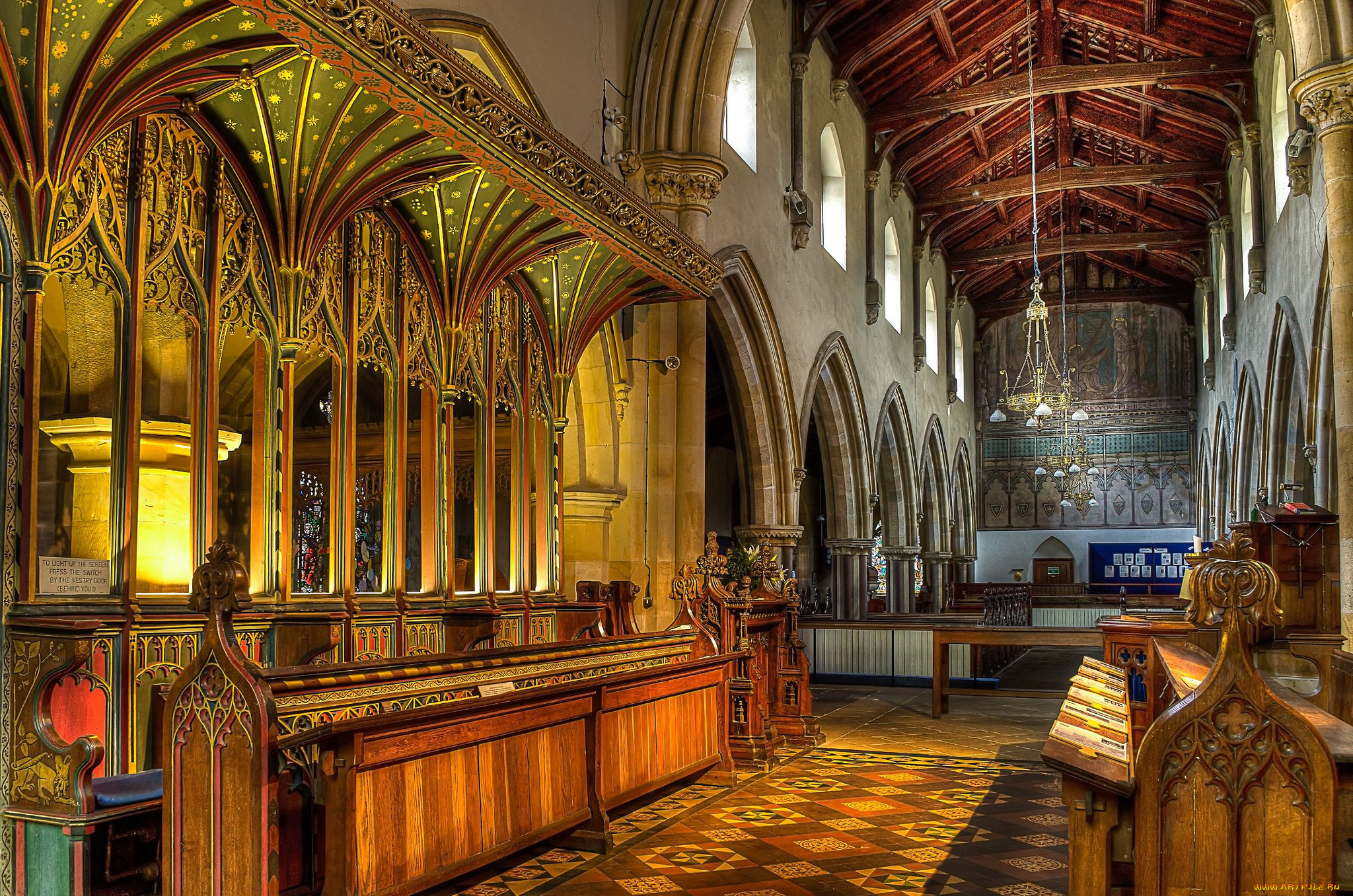 интерьер, убранство, , роспись, храма, храм