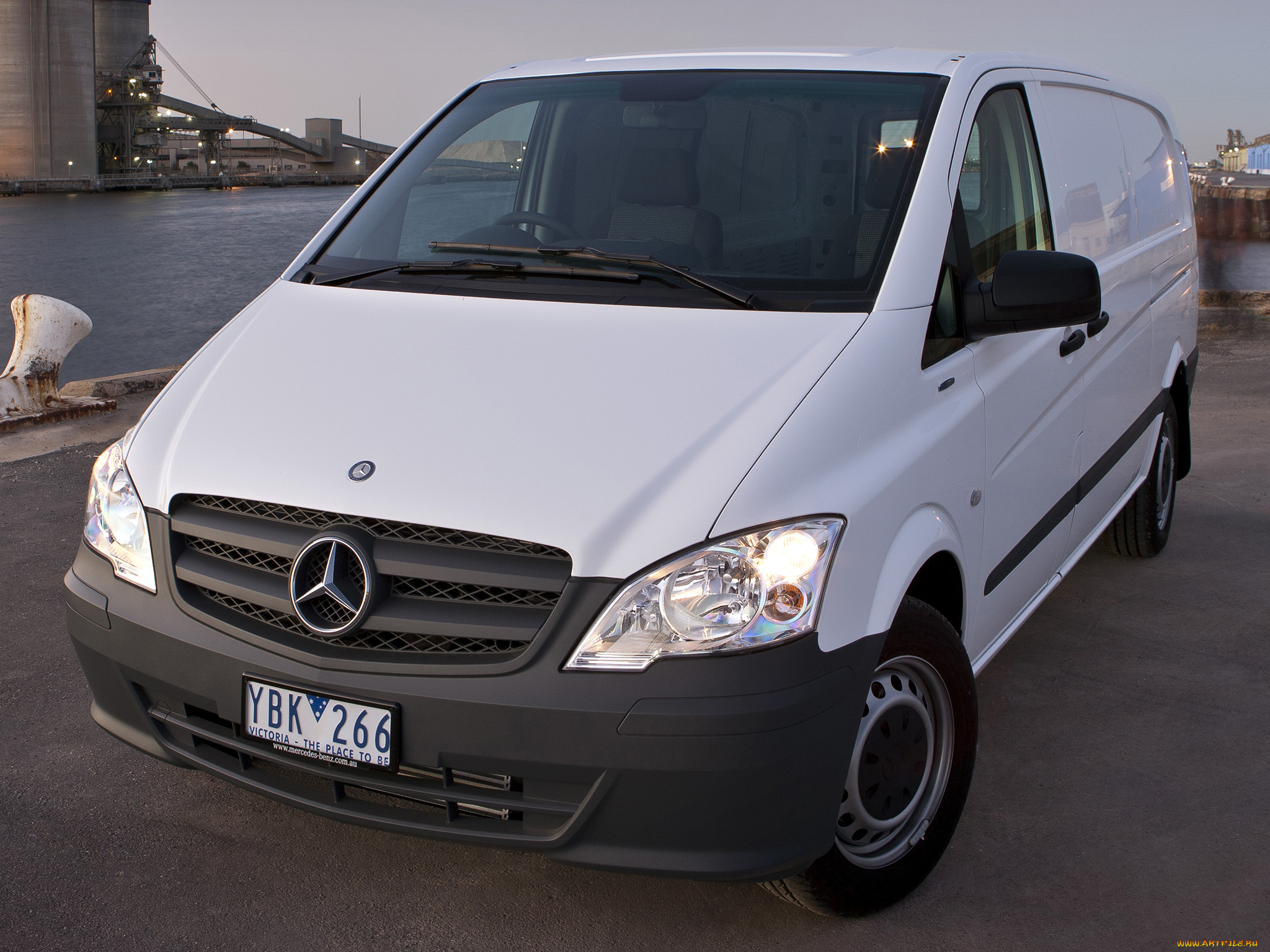 автомобили, mercedes-benz, vito, van, au-spec, w639, светлый