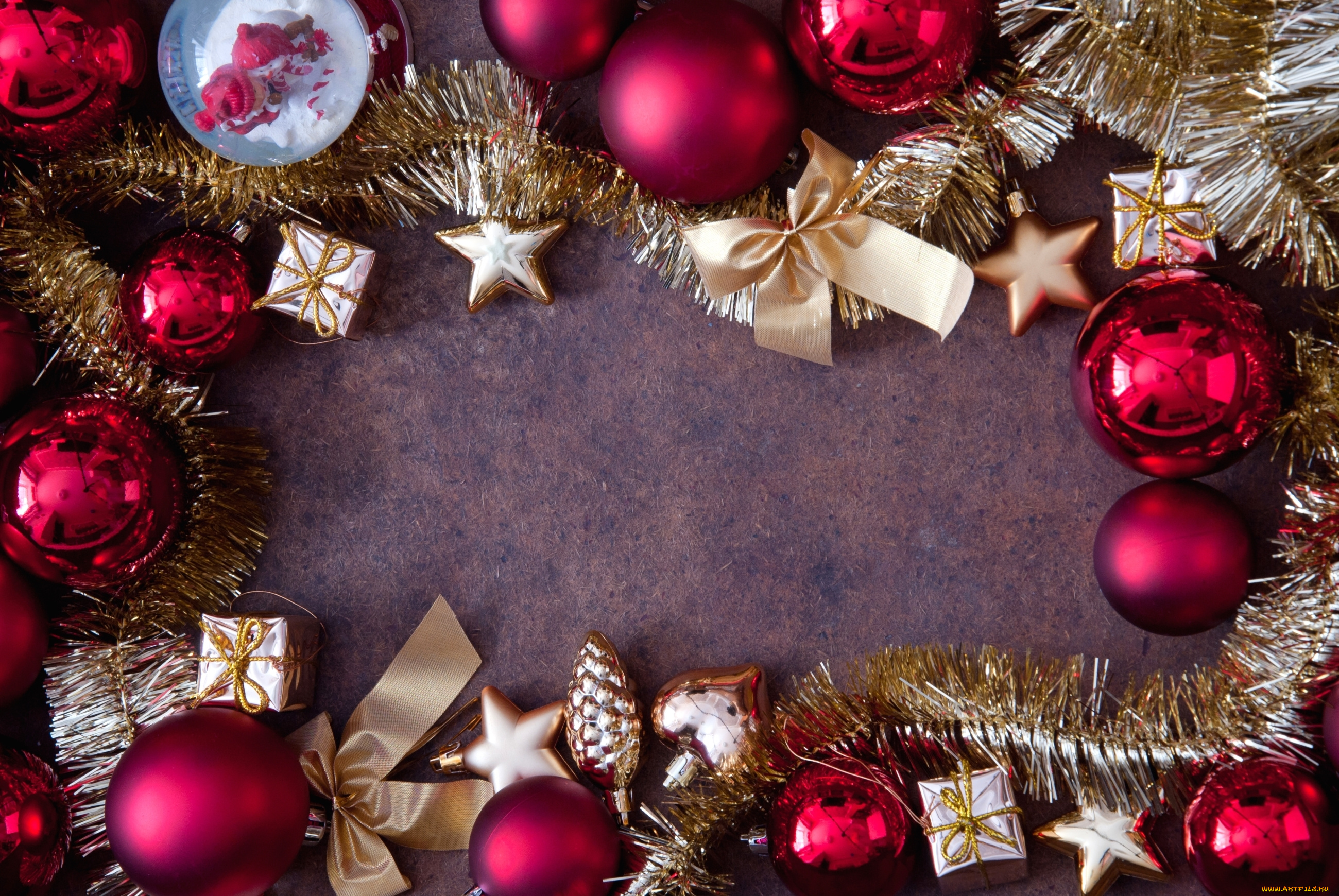 праздничные, украшения, банты, мишура, шарики, игрушки, звёздочки