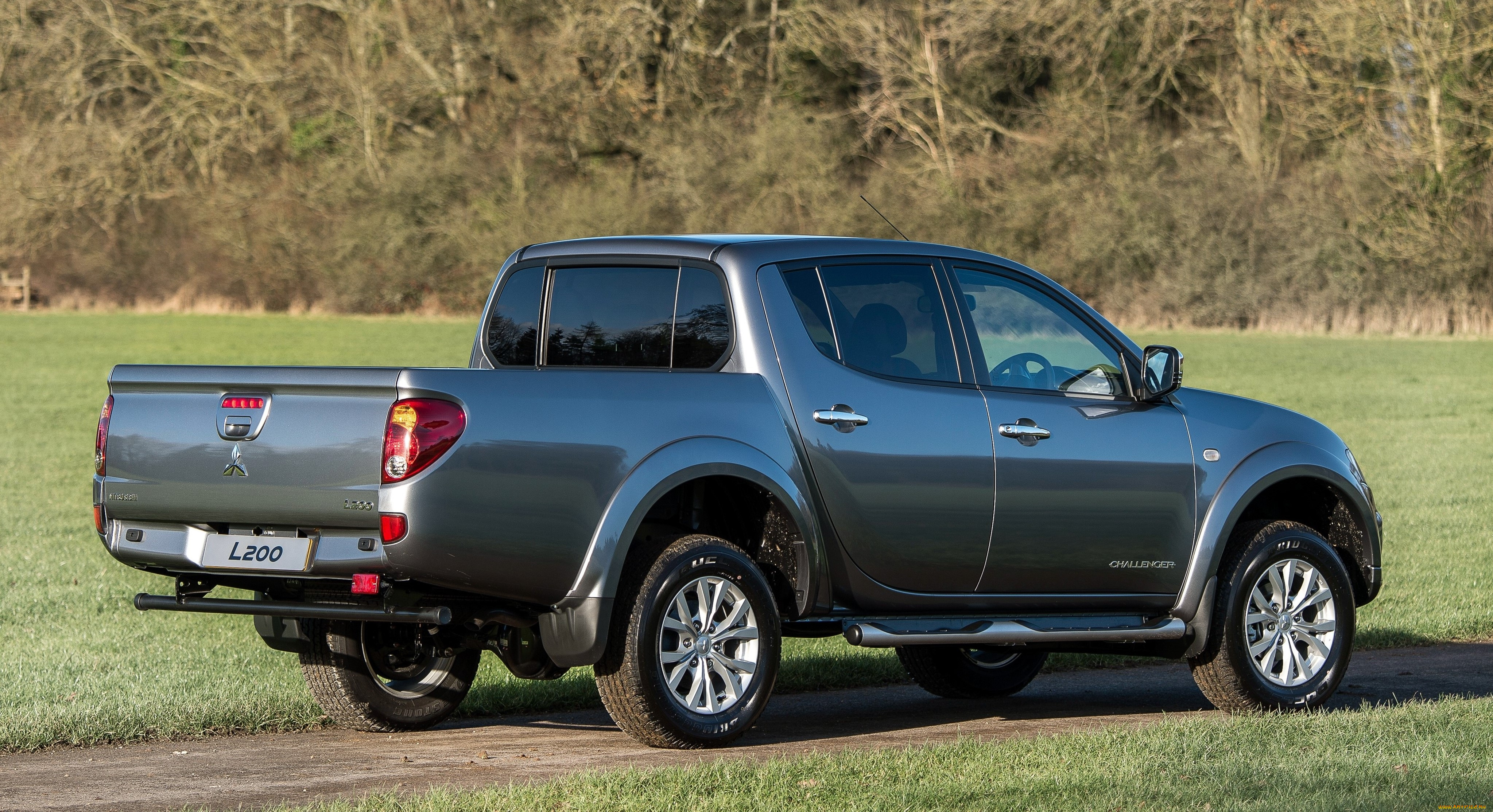 автомобили, mitsubishi, l200, challenger, 2015г, темный