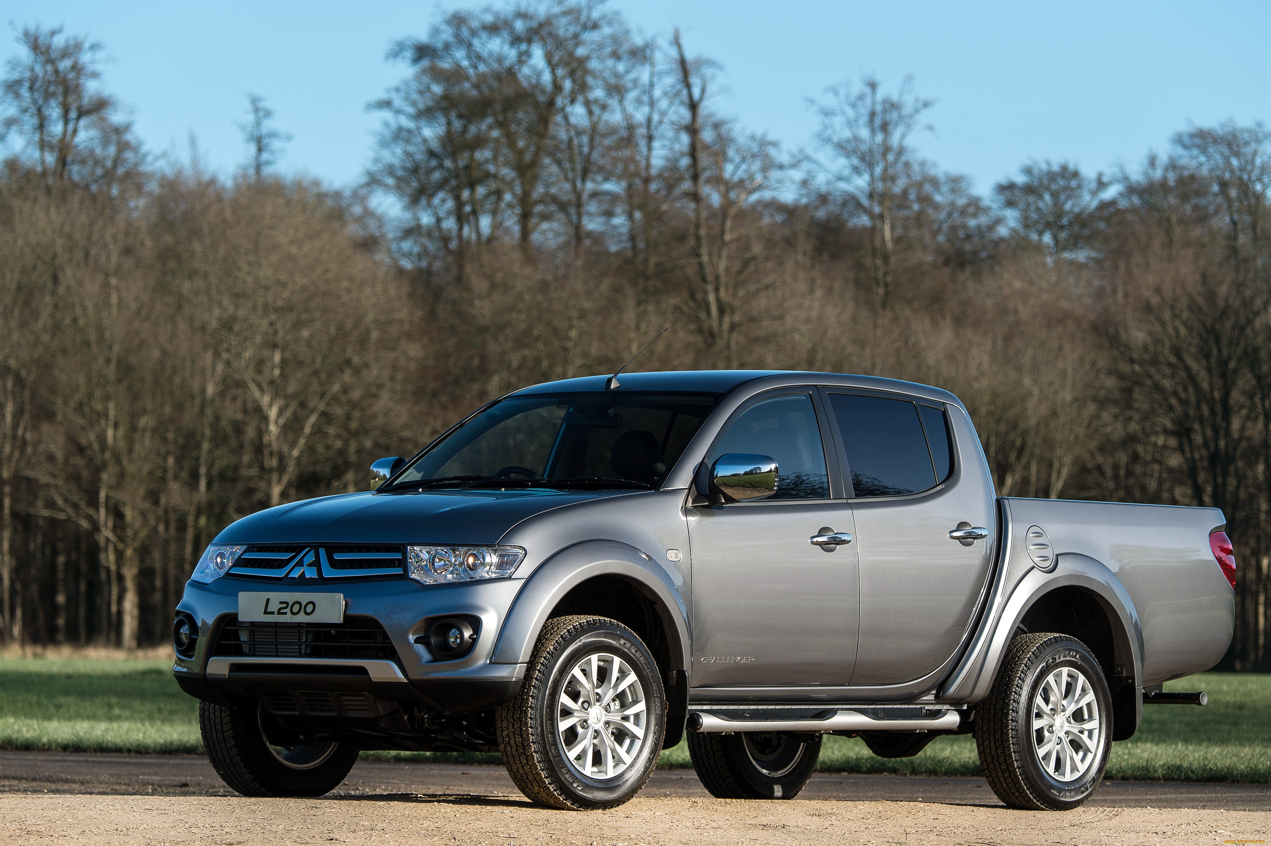 автомобили, mitsubishi, l200, challenger, 2015г, темный