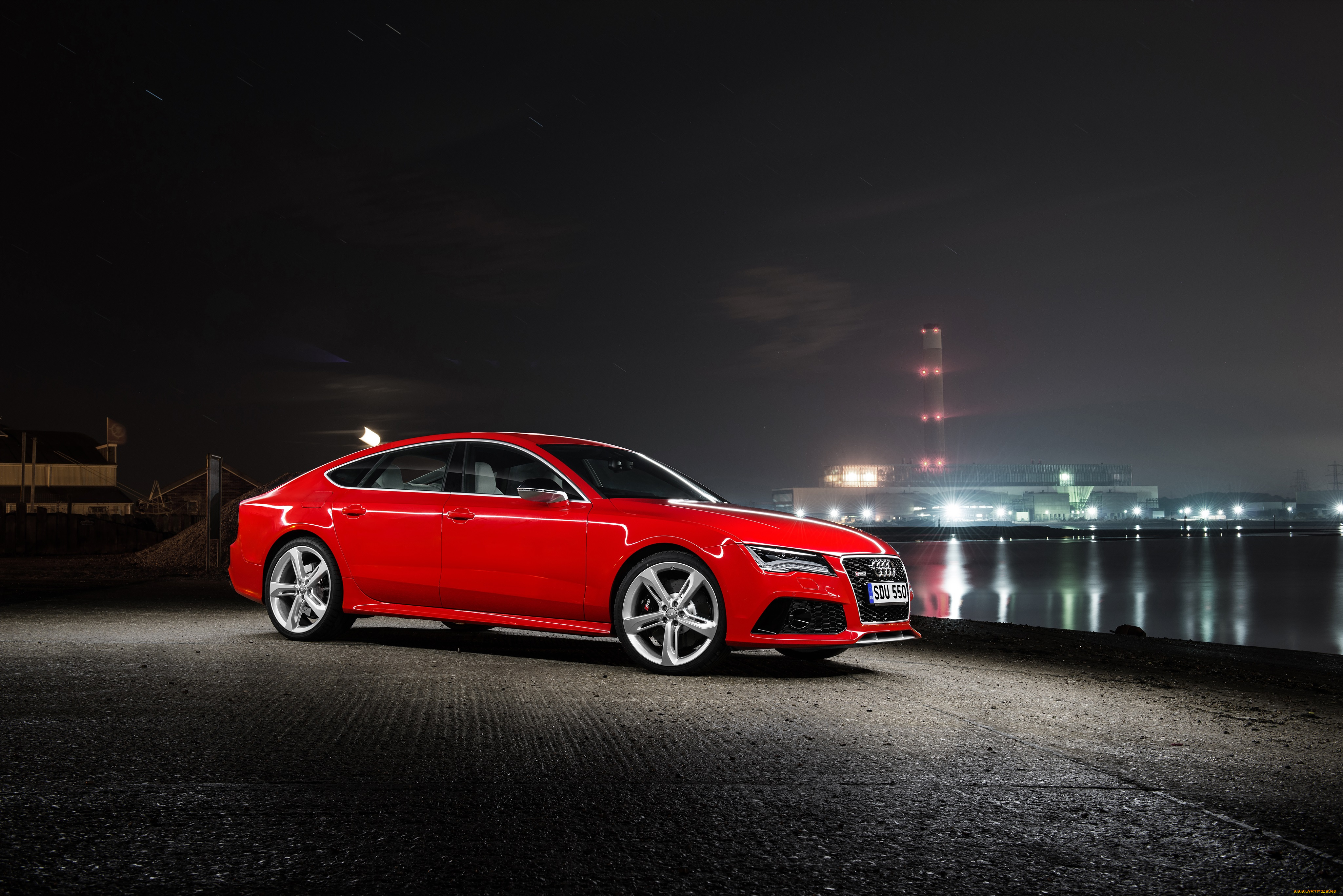 автомобили, audi, rs, 7, sportback, uk-spec, 2013г, красный