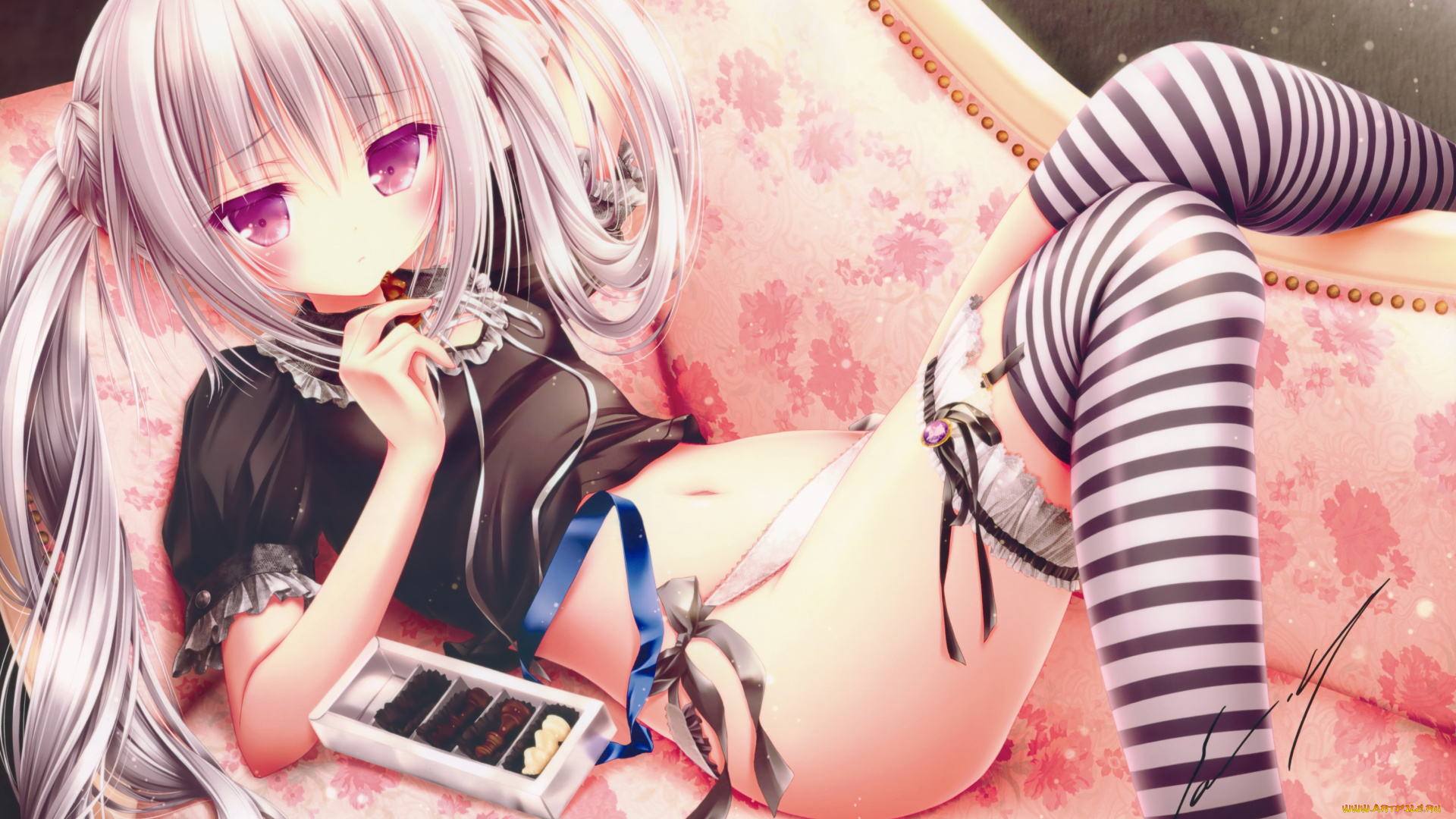 аниме, tinkerbell, , artbook, конфеты, девочка