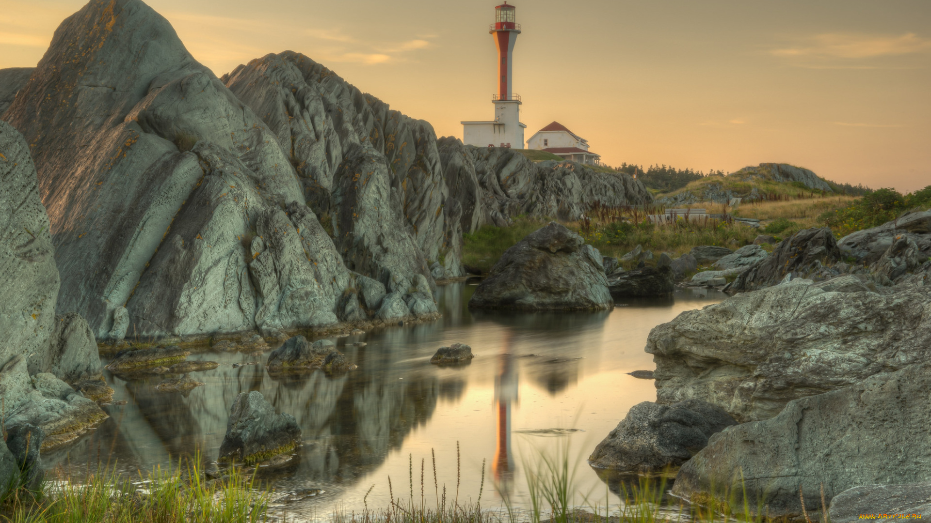 природа, маяки, побережье, маяк