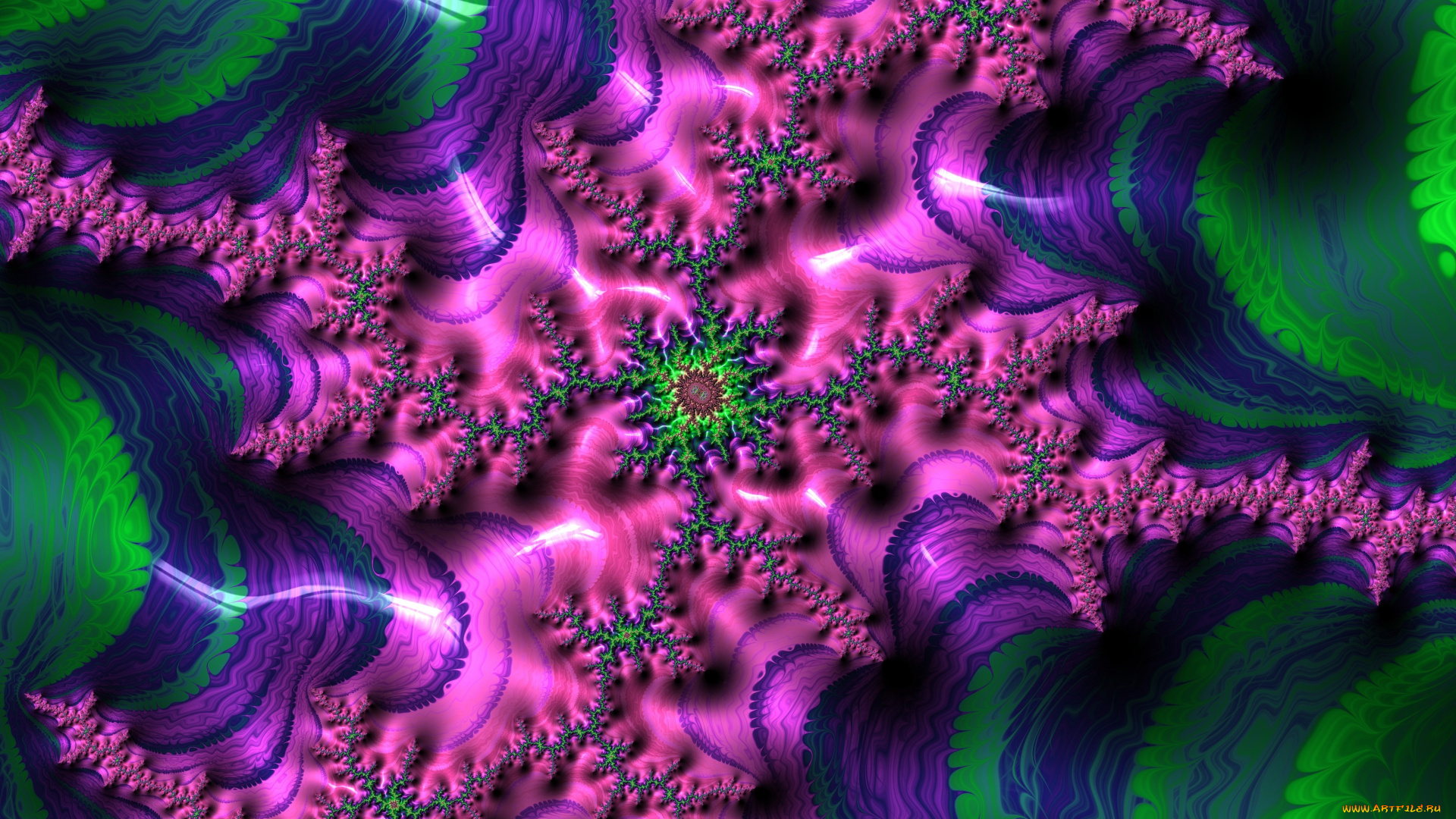 3д, графика, фракталы, , fractal, цвета, фон, узор