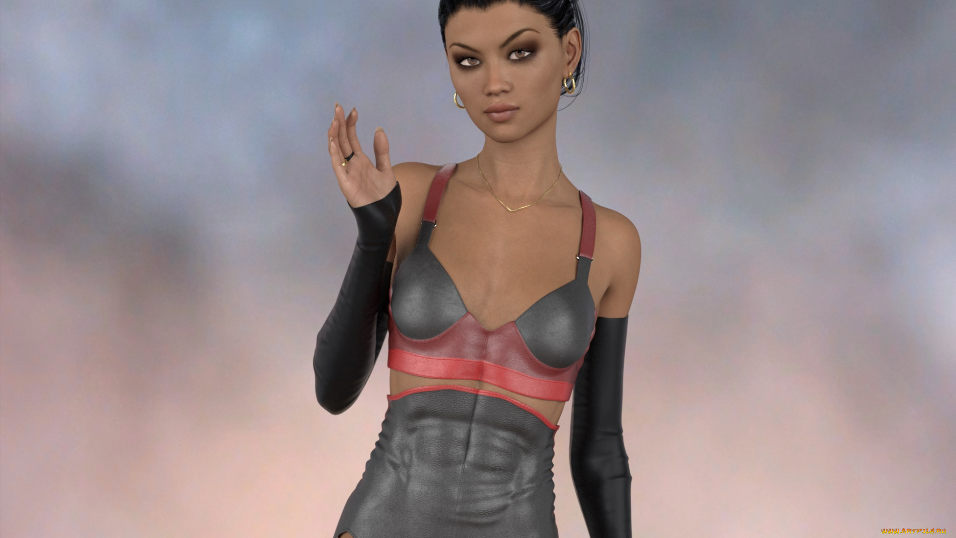 3д, графика, люди, , people, фон, взгляд, девушка